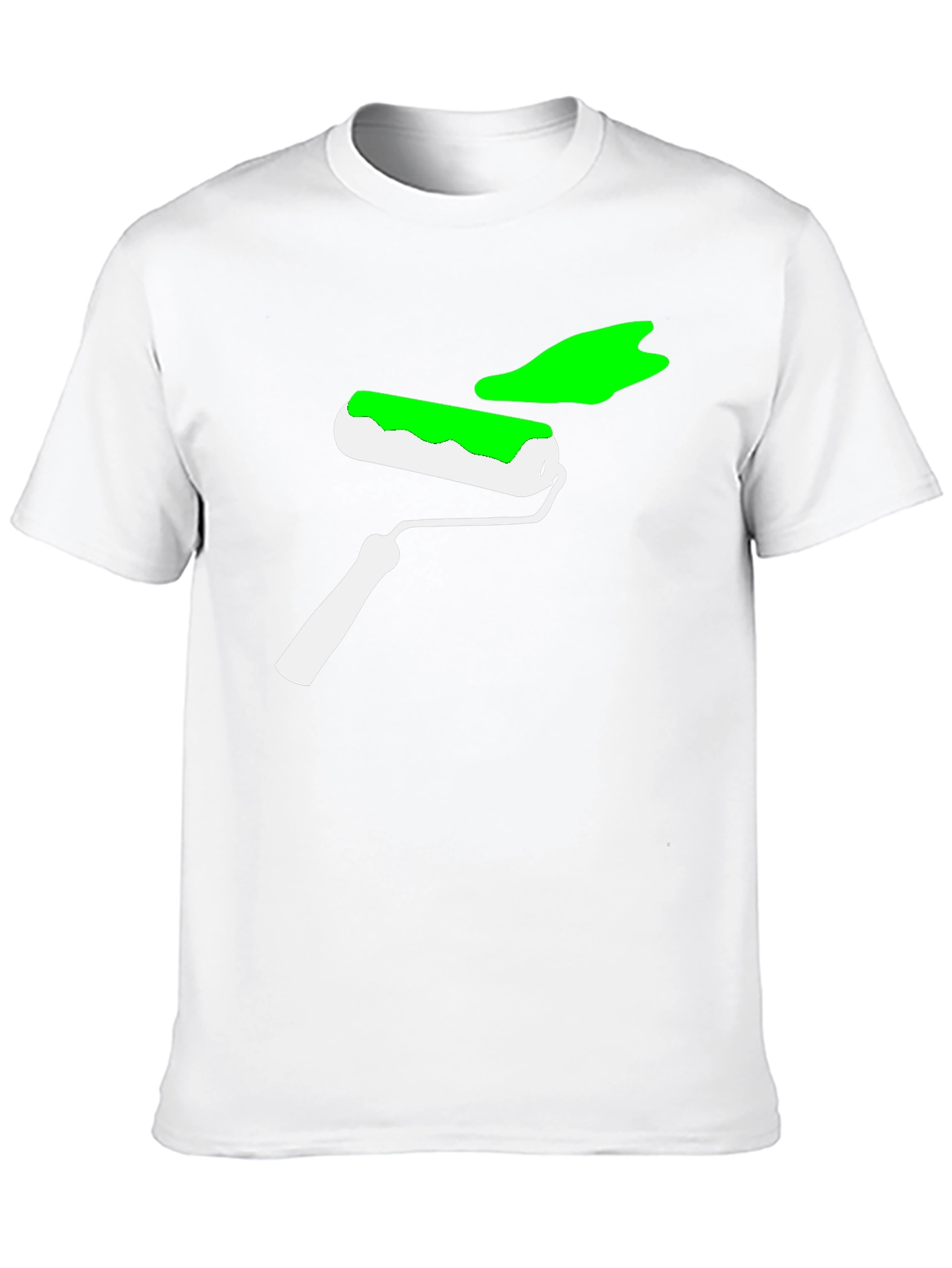 Paint Roller Graphic Tee - Cool Design Shirt