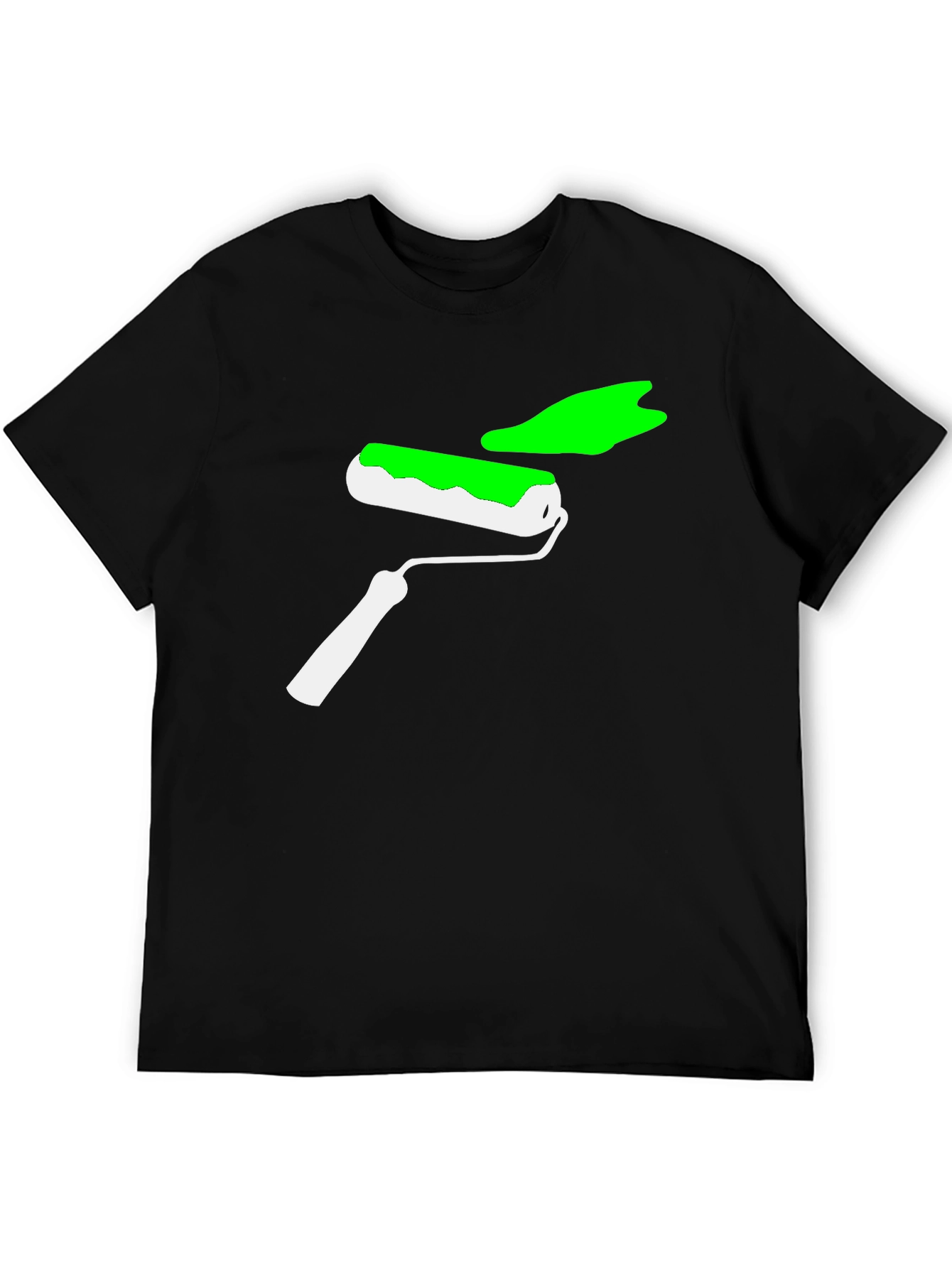 Paint Roller Graphic Tee - Cool Design Shirt