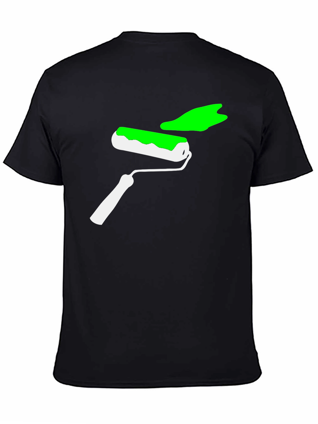 Paint Roller Graphic Tee - Cool Design Shirt