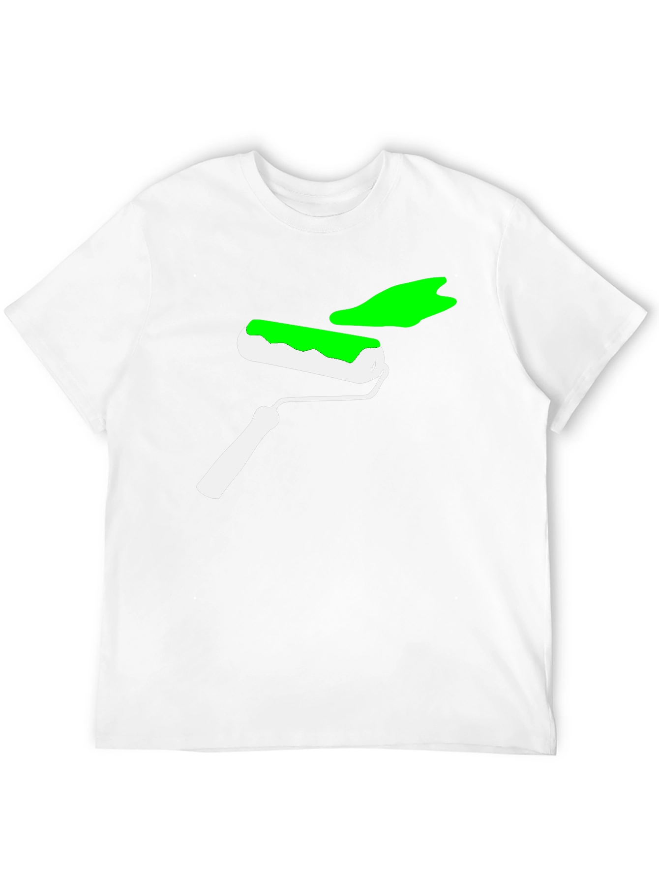 Paint Roller Graphic Tee - Cool Design Shirt