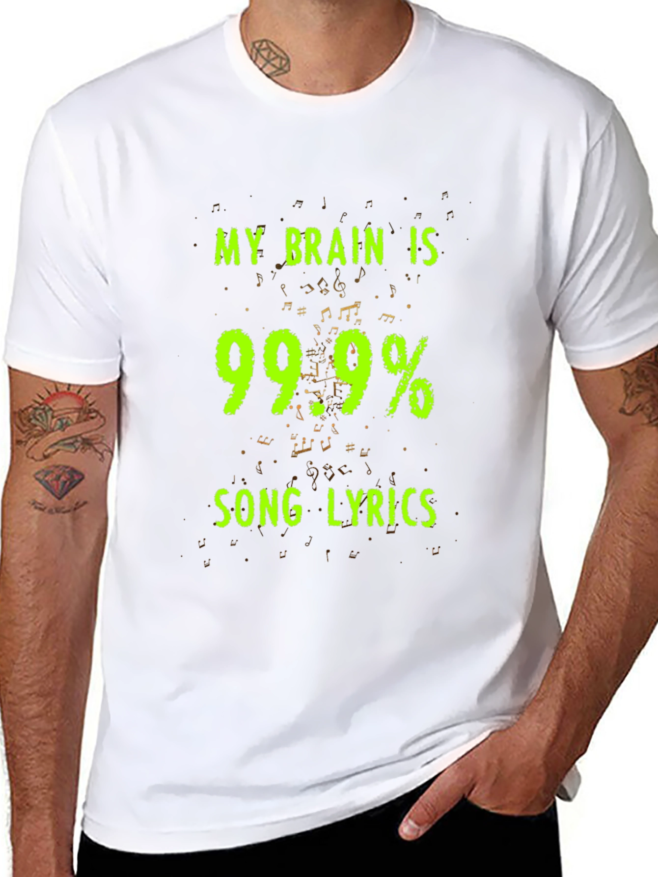Funny Song Lyrics T-Shirt - Music Lover Tee
