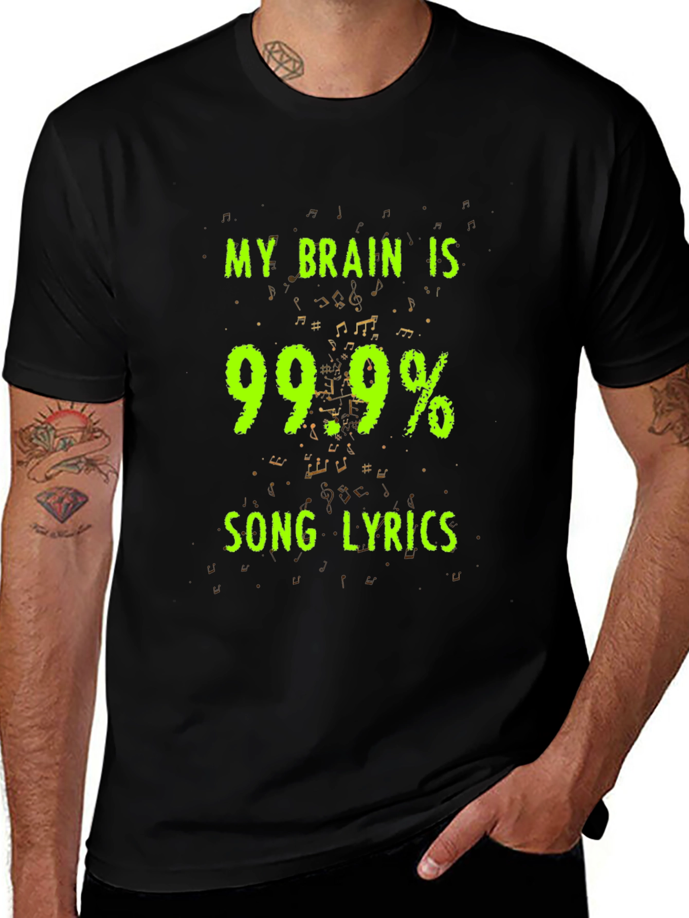 Funny Song Lyrics T-Shirt - Music Lover Tee