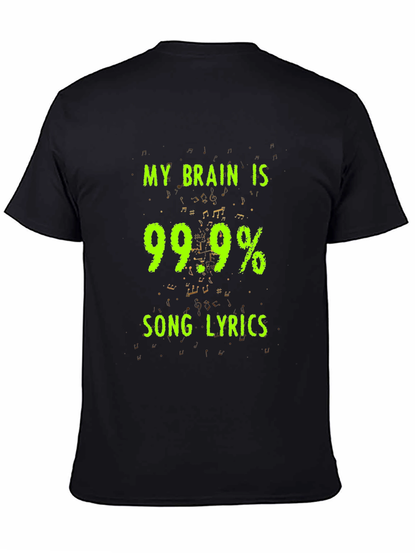 Funny Song Lyrics T-Shirt - Music Lover Tee