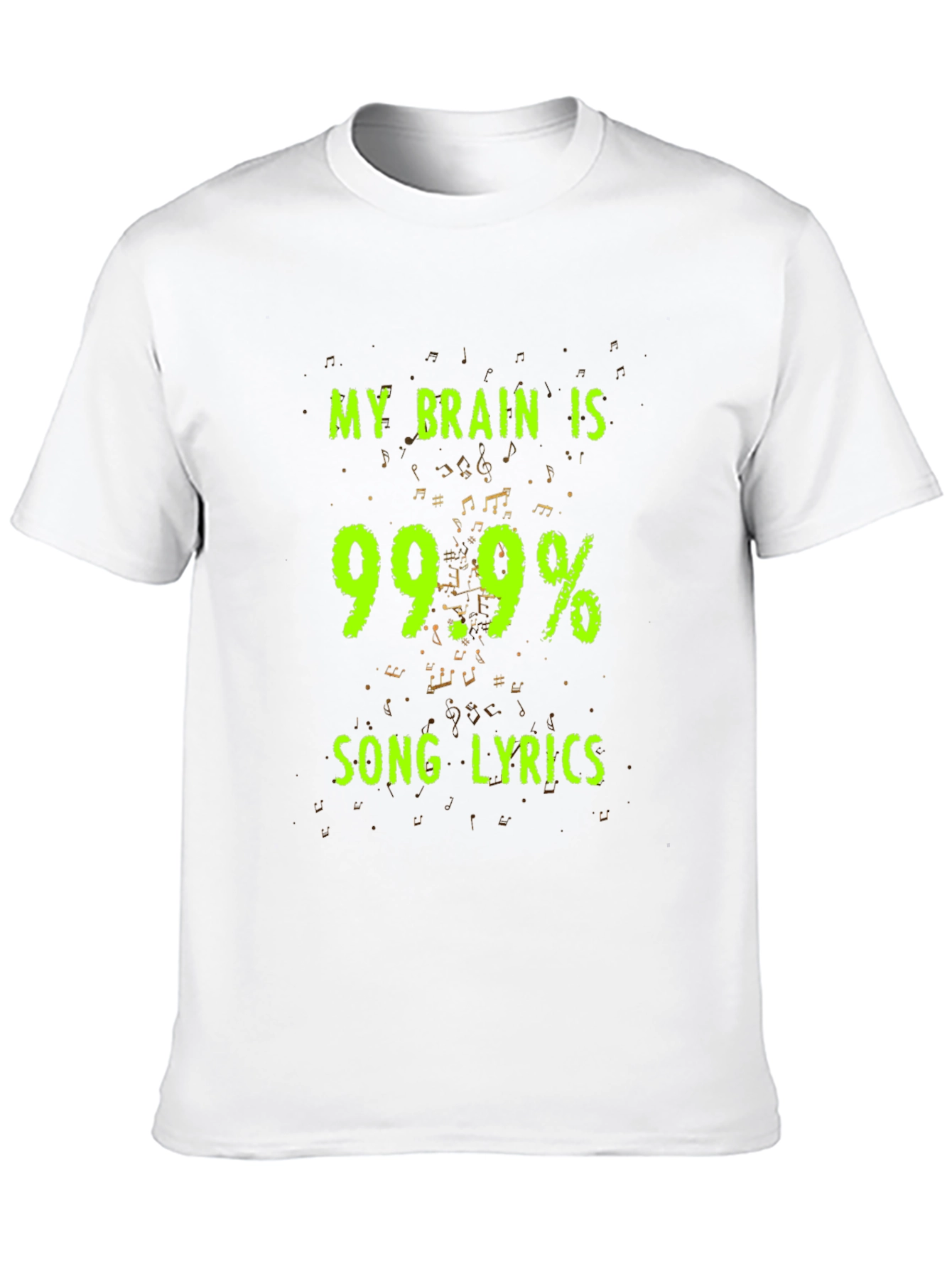 Funny Song Lyrics T-Shirt - Music Lover Tee