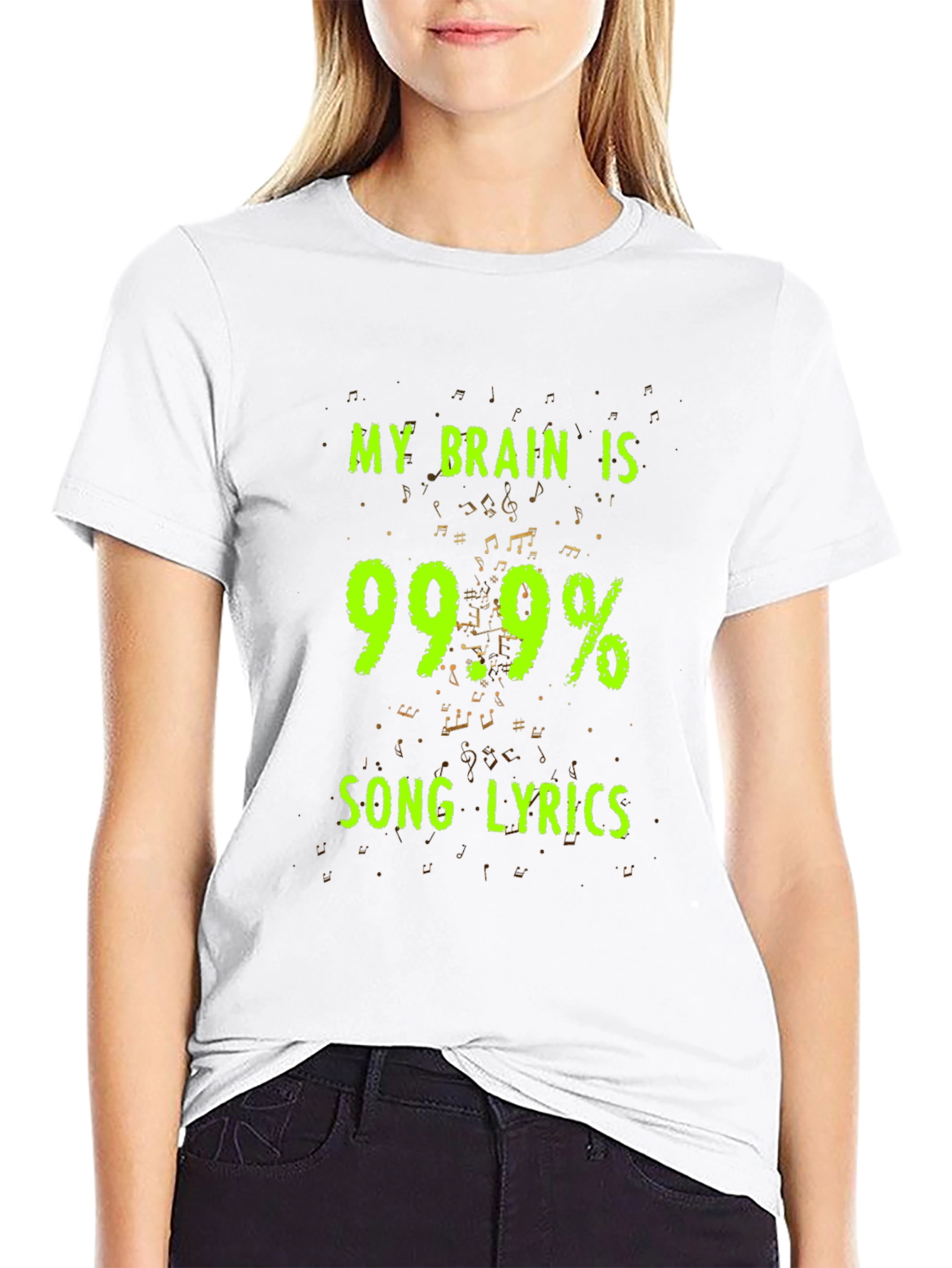 Funny Song Lyrics T-Shirt - Music Lover Tee