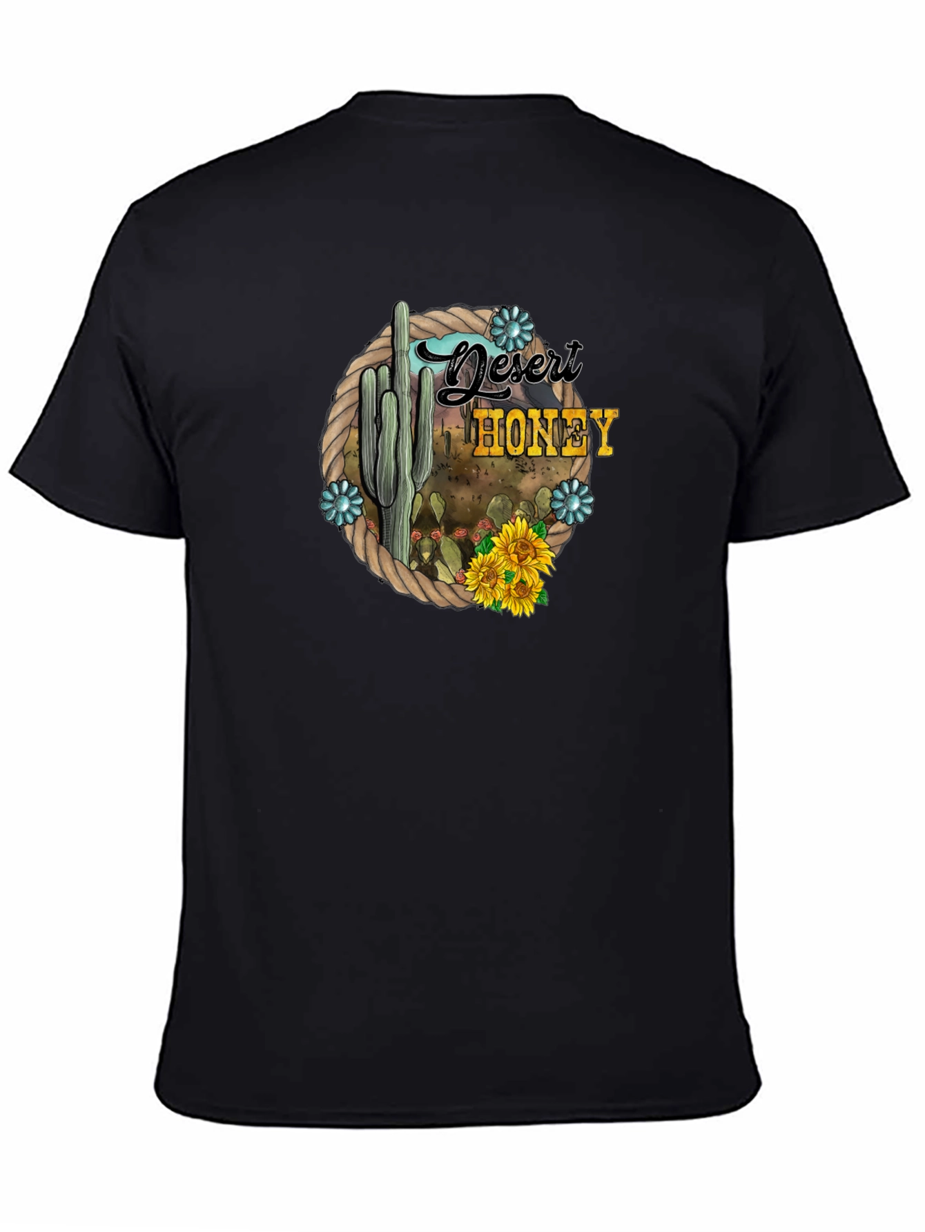 Desert Honey Cactus Graphic T-Shirt