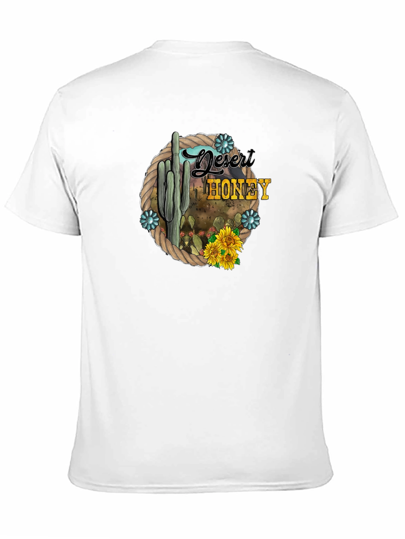 Desert Honey Cactus Graphic T-Shirt