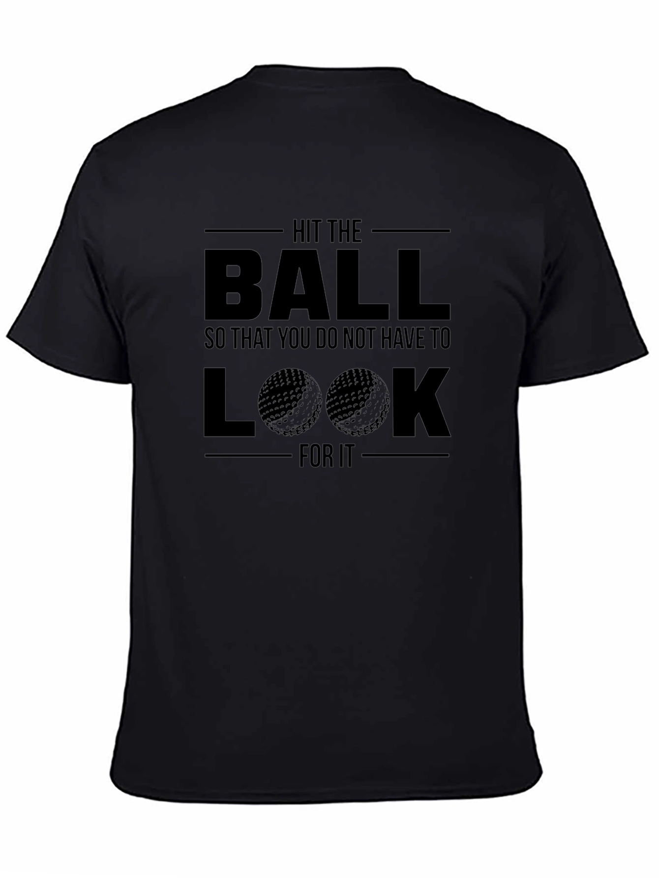 Hit the Ball Golf T-Shirt - Funny Golfer Tee