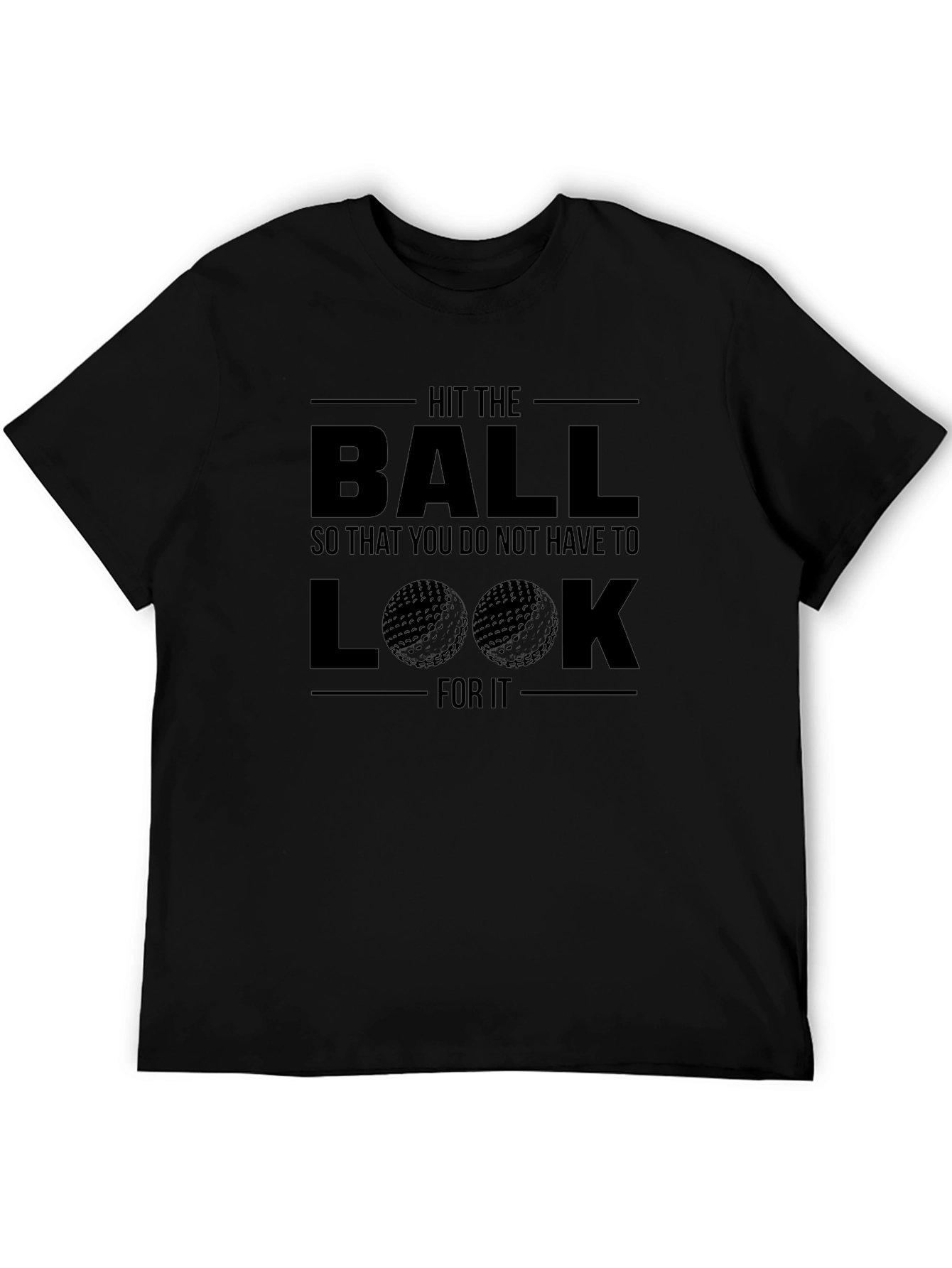 Hit the Ball Golf T-Shirt - Funny Golfer Tee
