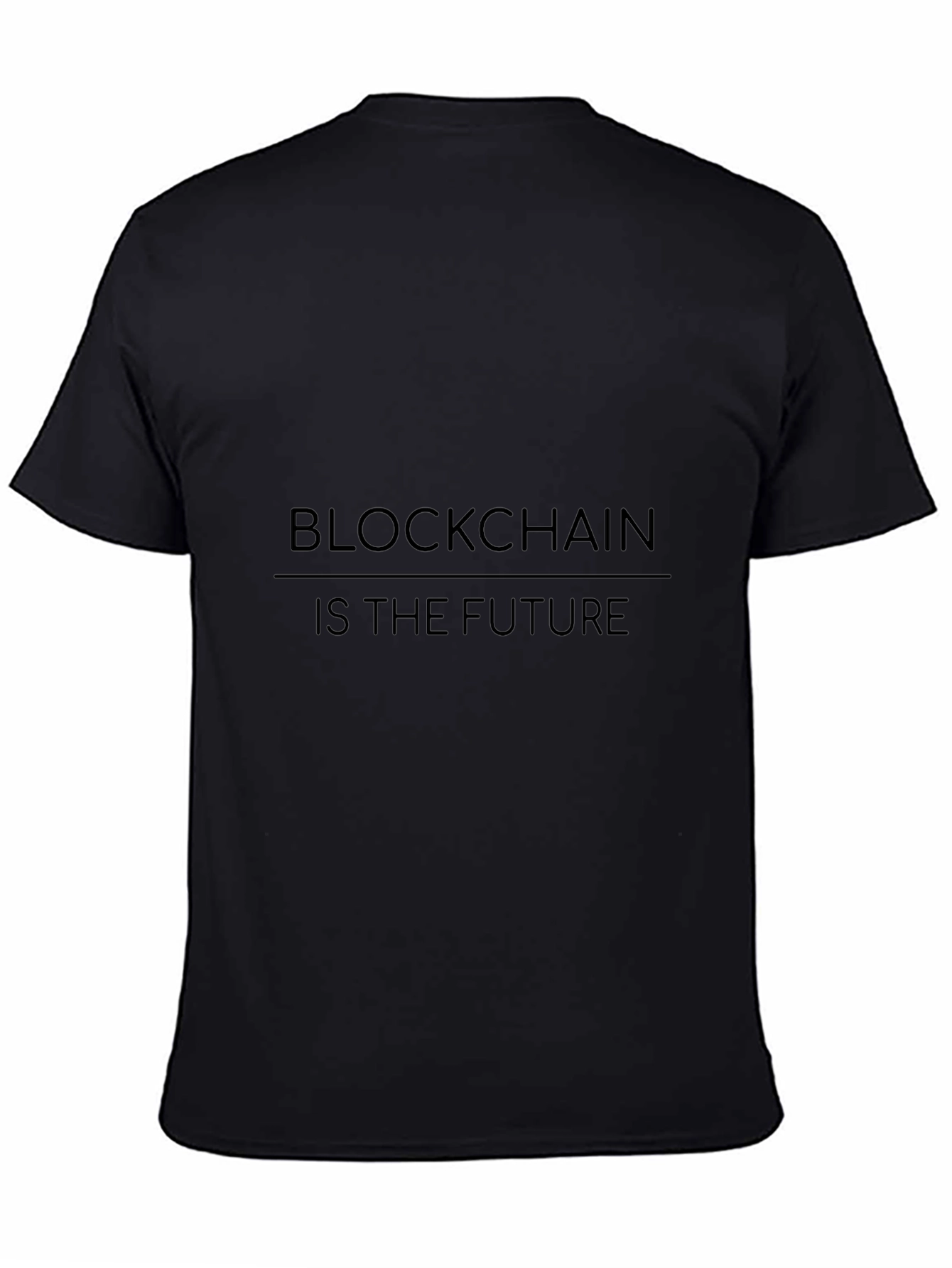 Blockchain is the Future Black T-Shirt