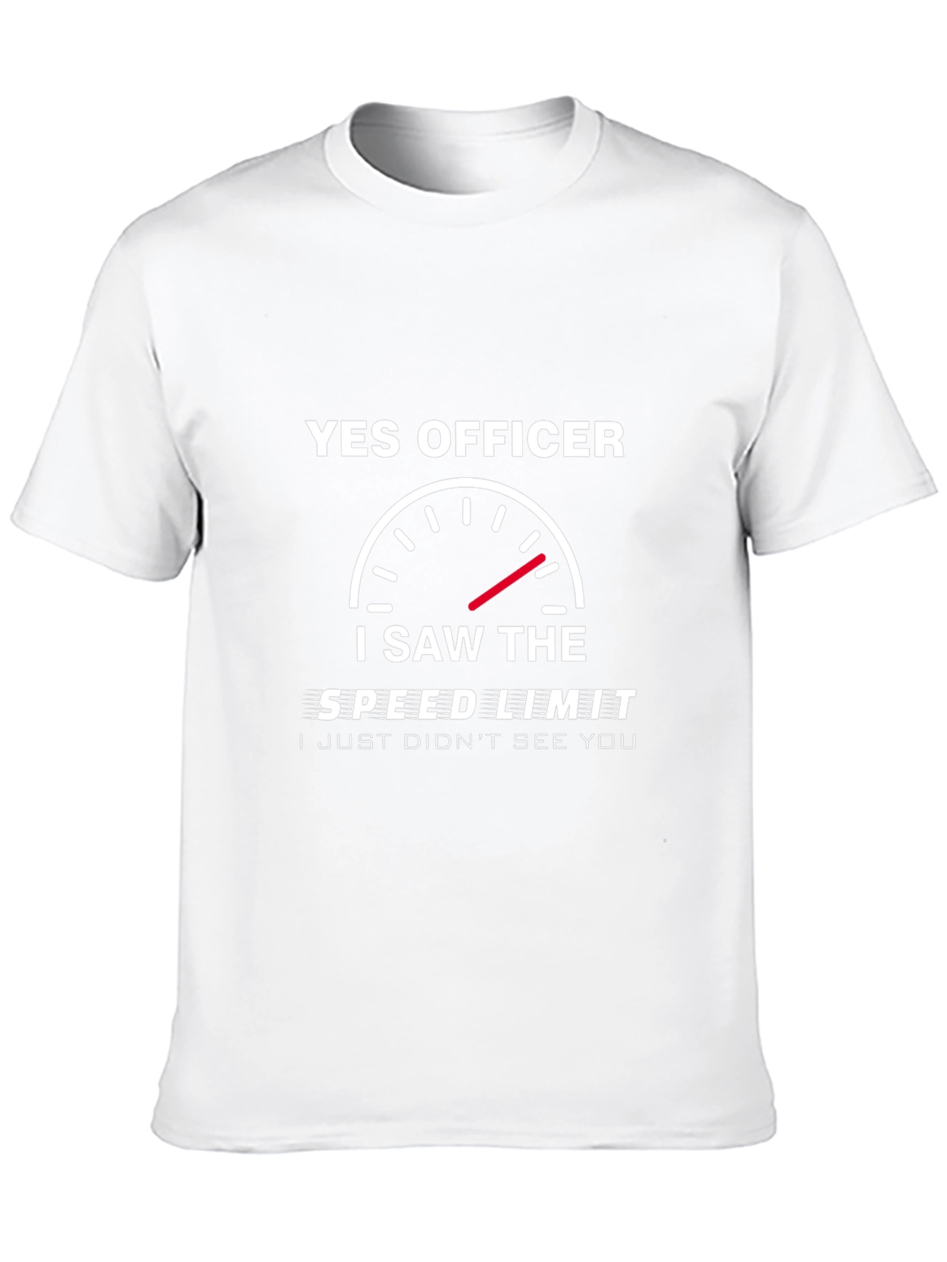 Yes Officer Funny Graphic Tee