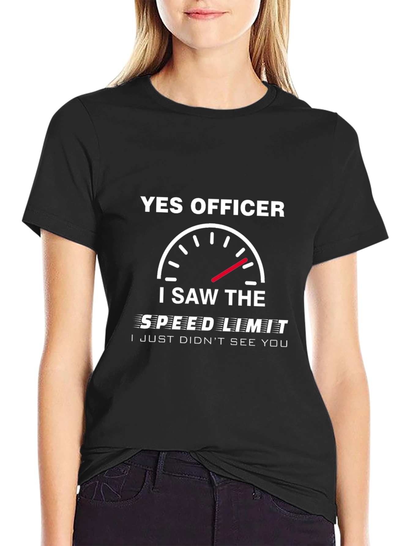 Yes Officer Funny Graphic Tee