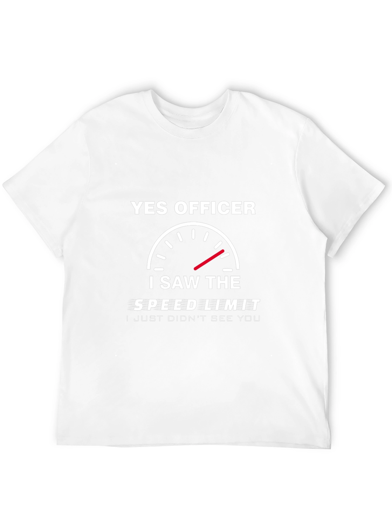 Yes Officer Funny Graphic Tee
