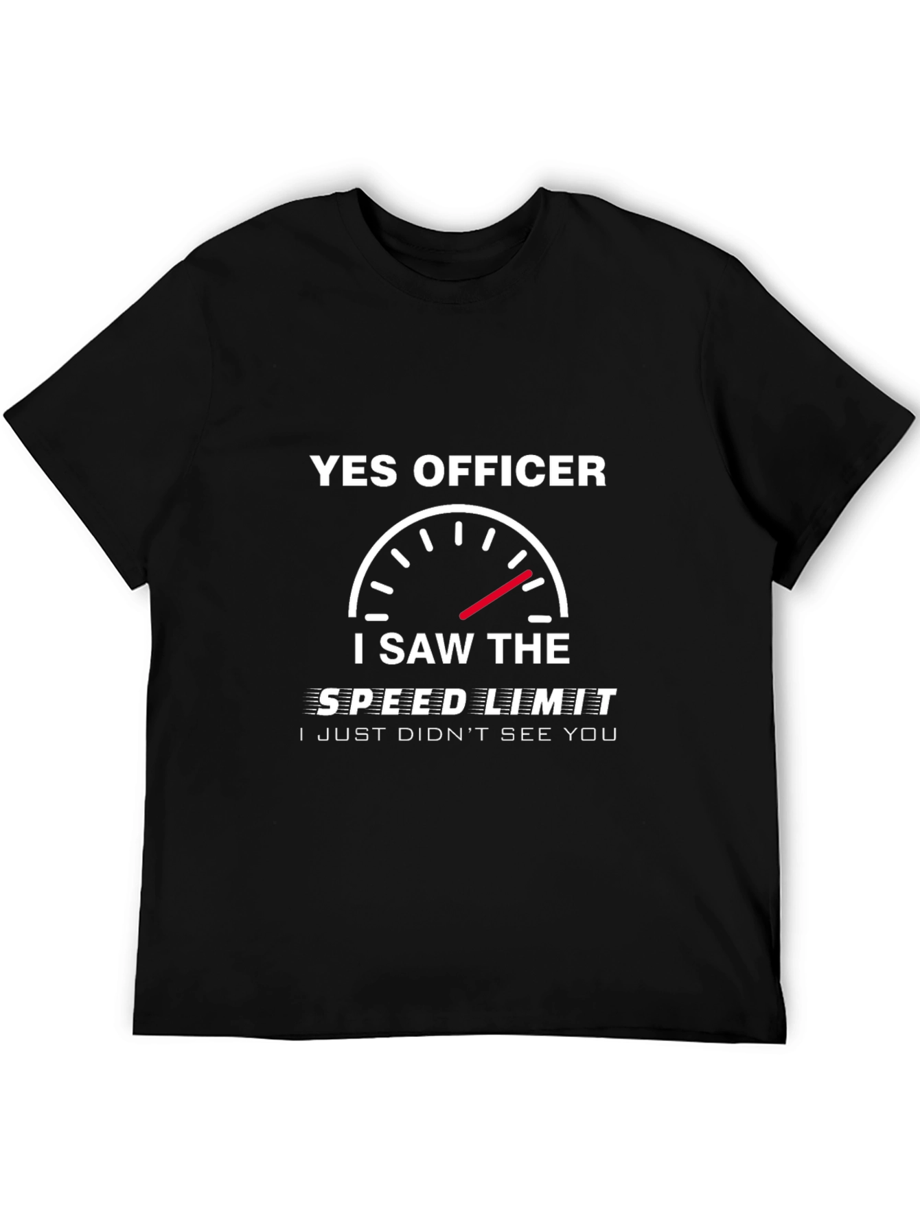 Yes Officer Funny Graphic Tee