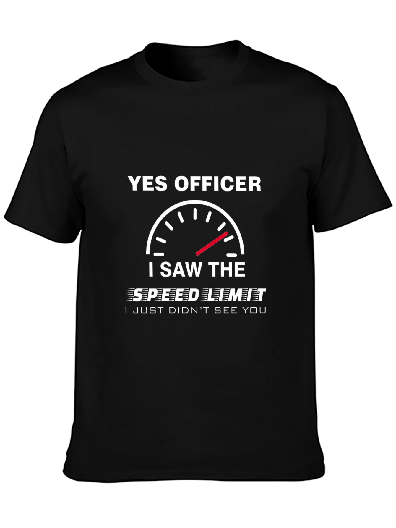 Yes Officer Funny Graphic Tee