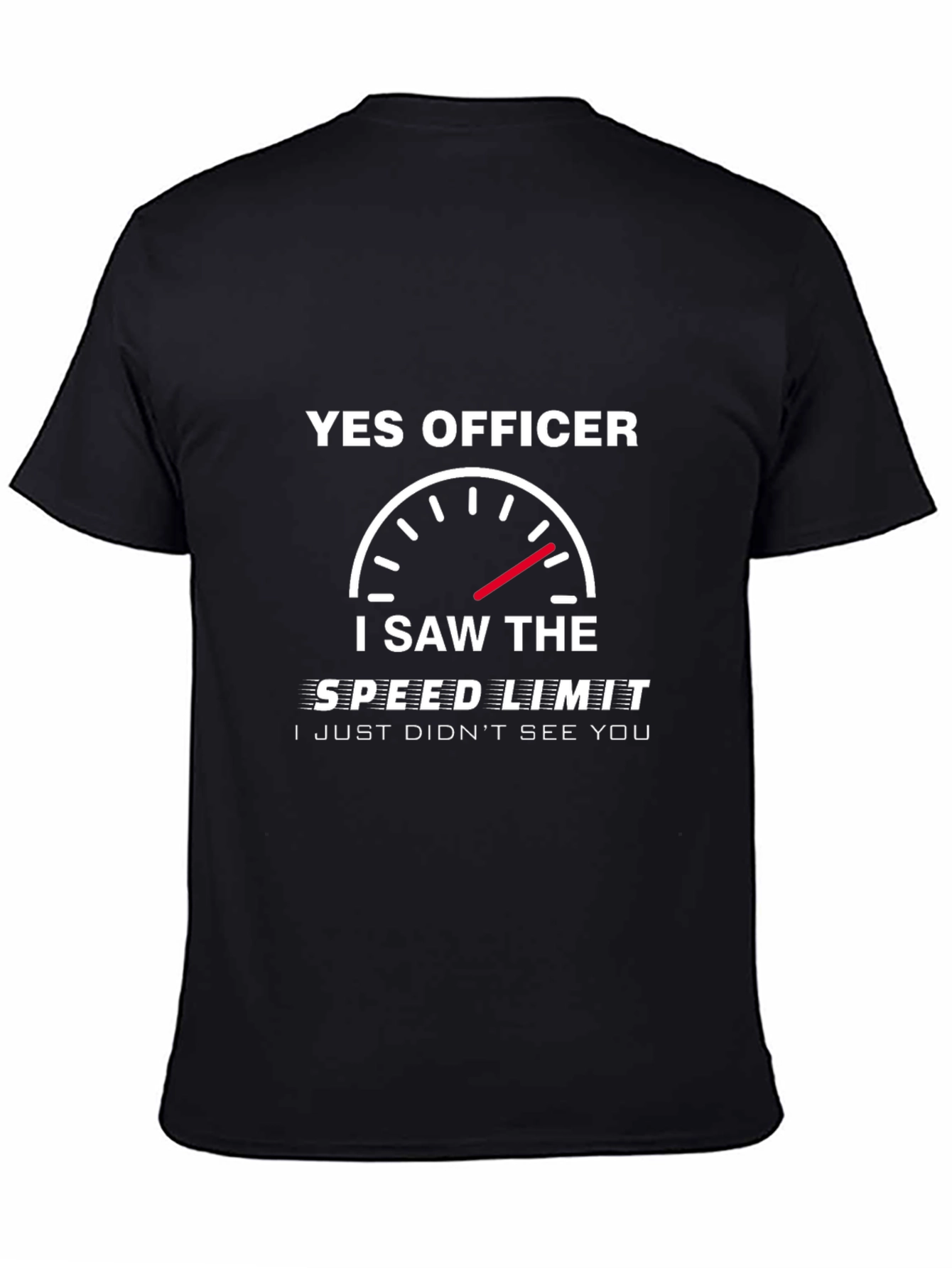 Yes Officer Funny Graphic Tee