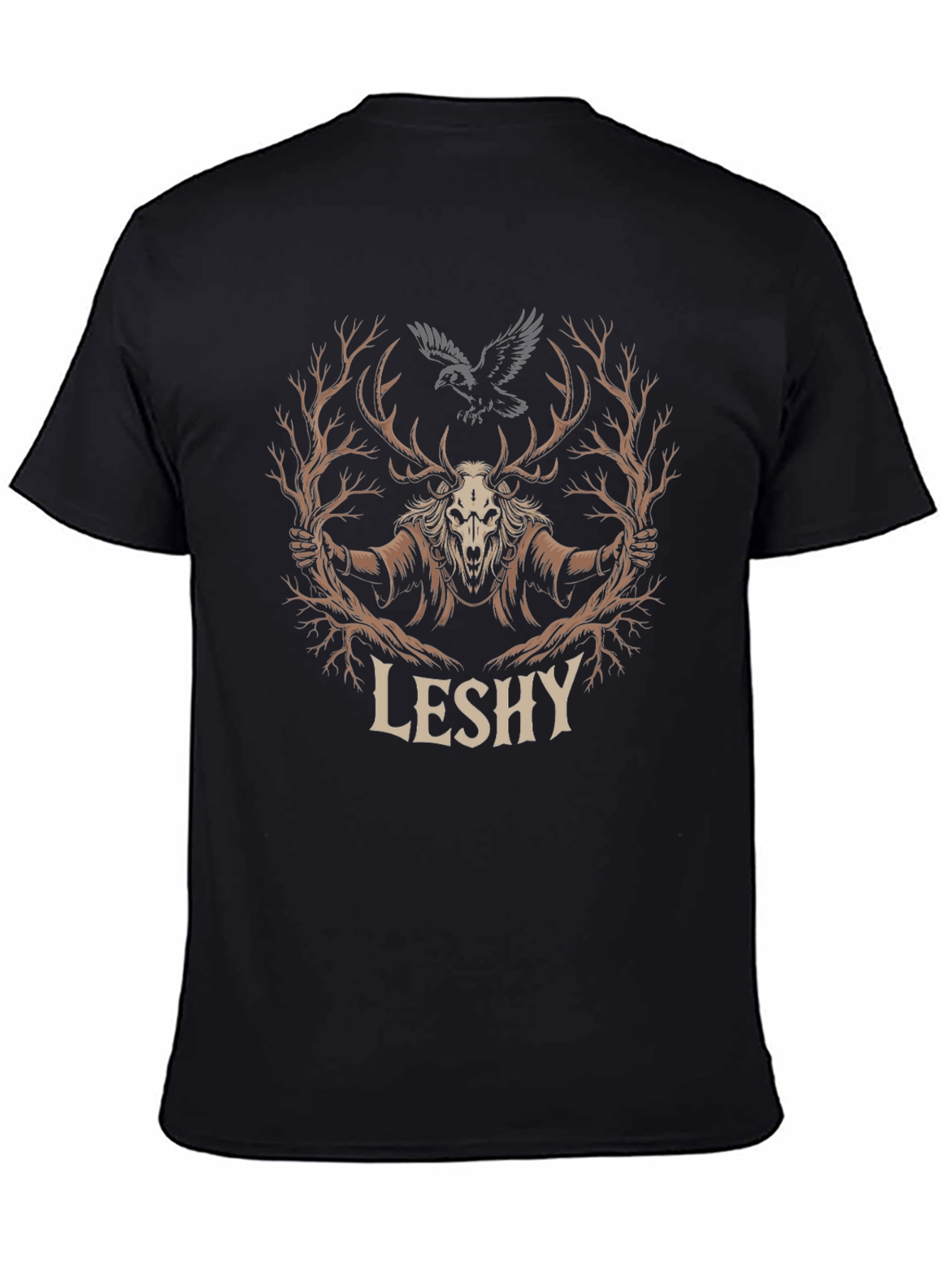 Leshy T-Shirt - Dark Forest Spirit Design
