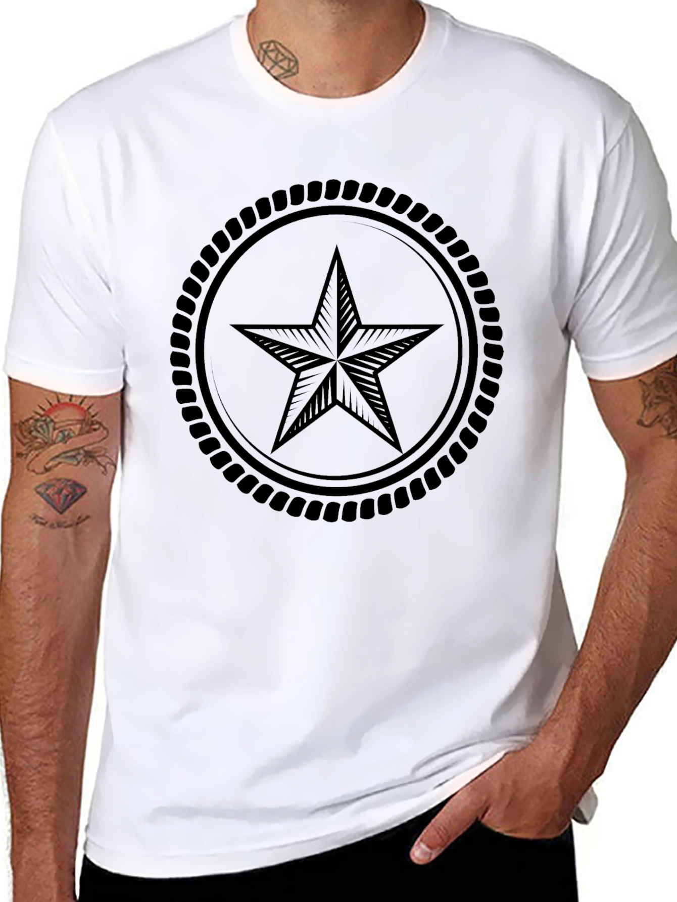 Black Star Graphic T-Shirt