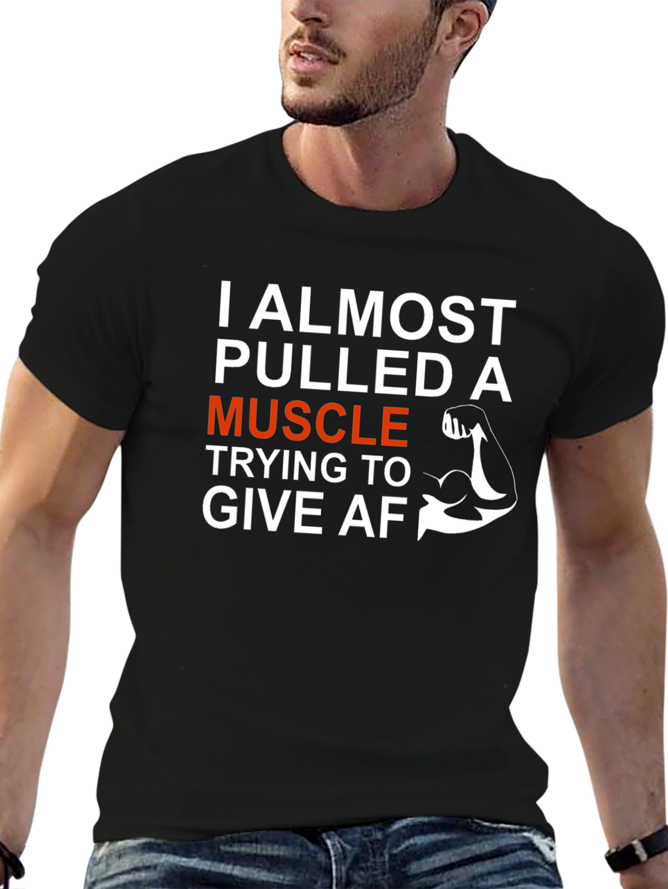 Funny Workout T-Shirt: I Almost Pulled A Muscle