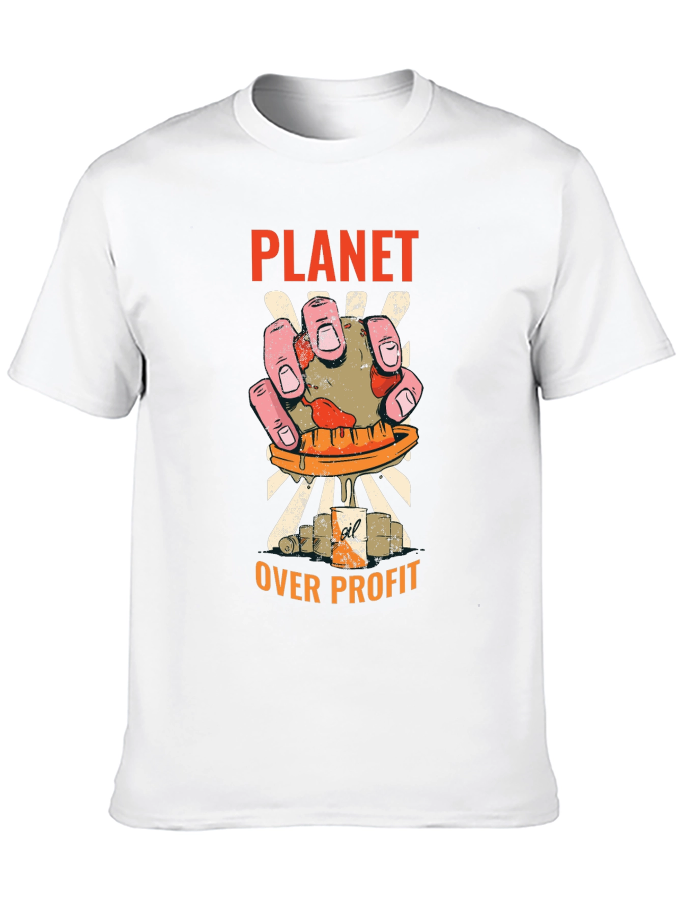 Planet Over Profit T-Shirt - Eco-Conscious Design