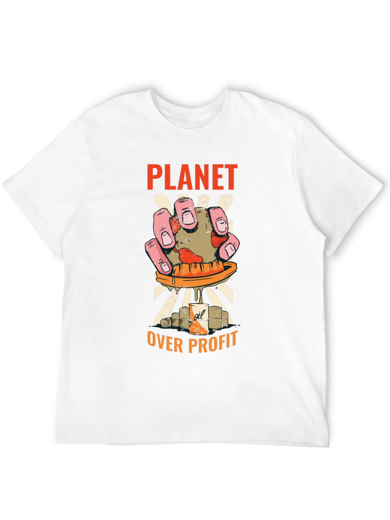 Planet Over Profit T-Shirt - Eco-Conscious Design