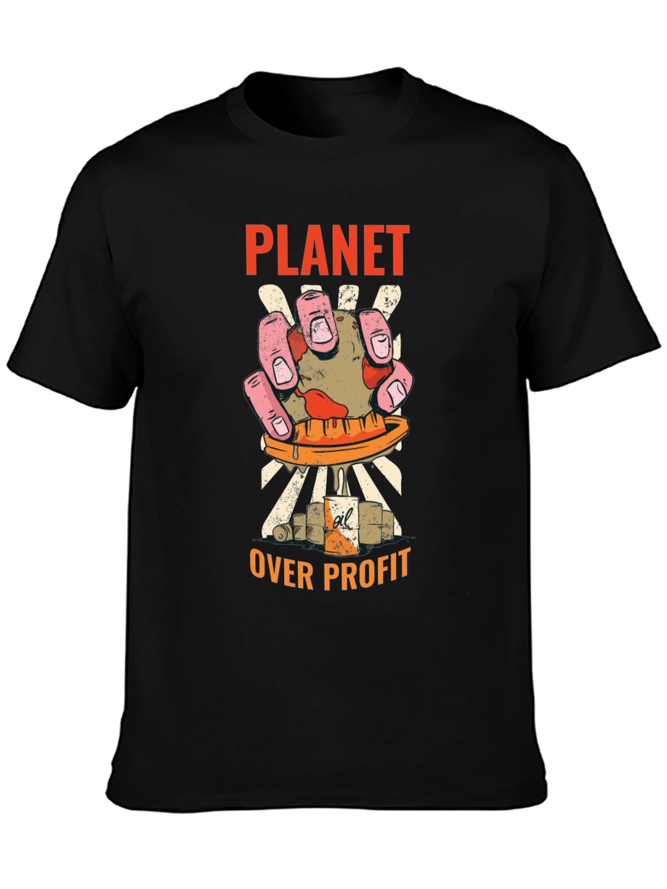 Planet Over Profit T-Shirt - Eco-Conscious Design