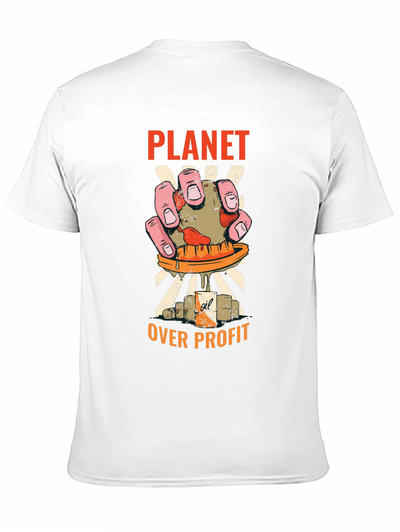 Planet Over Profit T-Shirt - Eco-Conscious Design