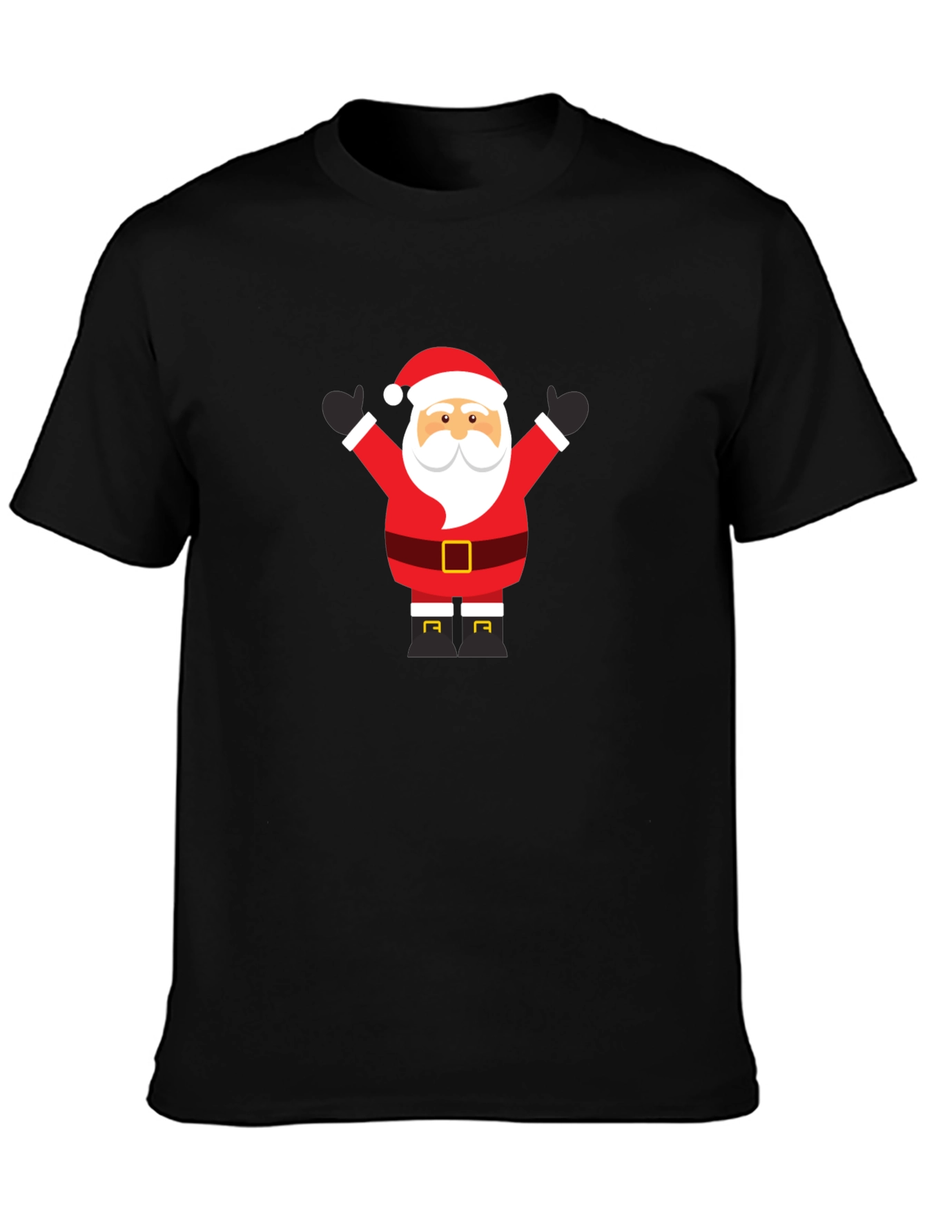 Festive Santa T-Shirt - Holiday Cheer