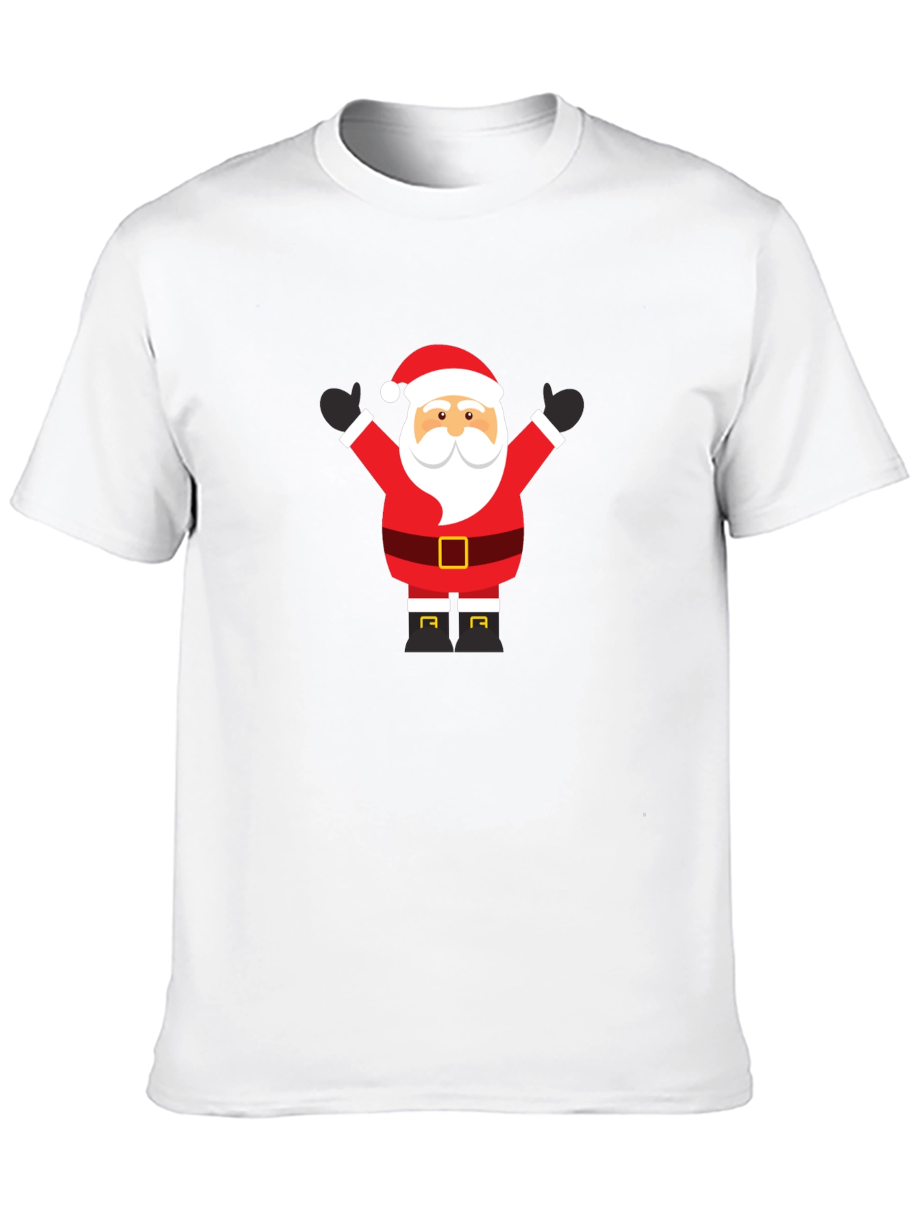Festive Santa T-Shirt - Holiday Cheer