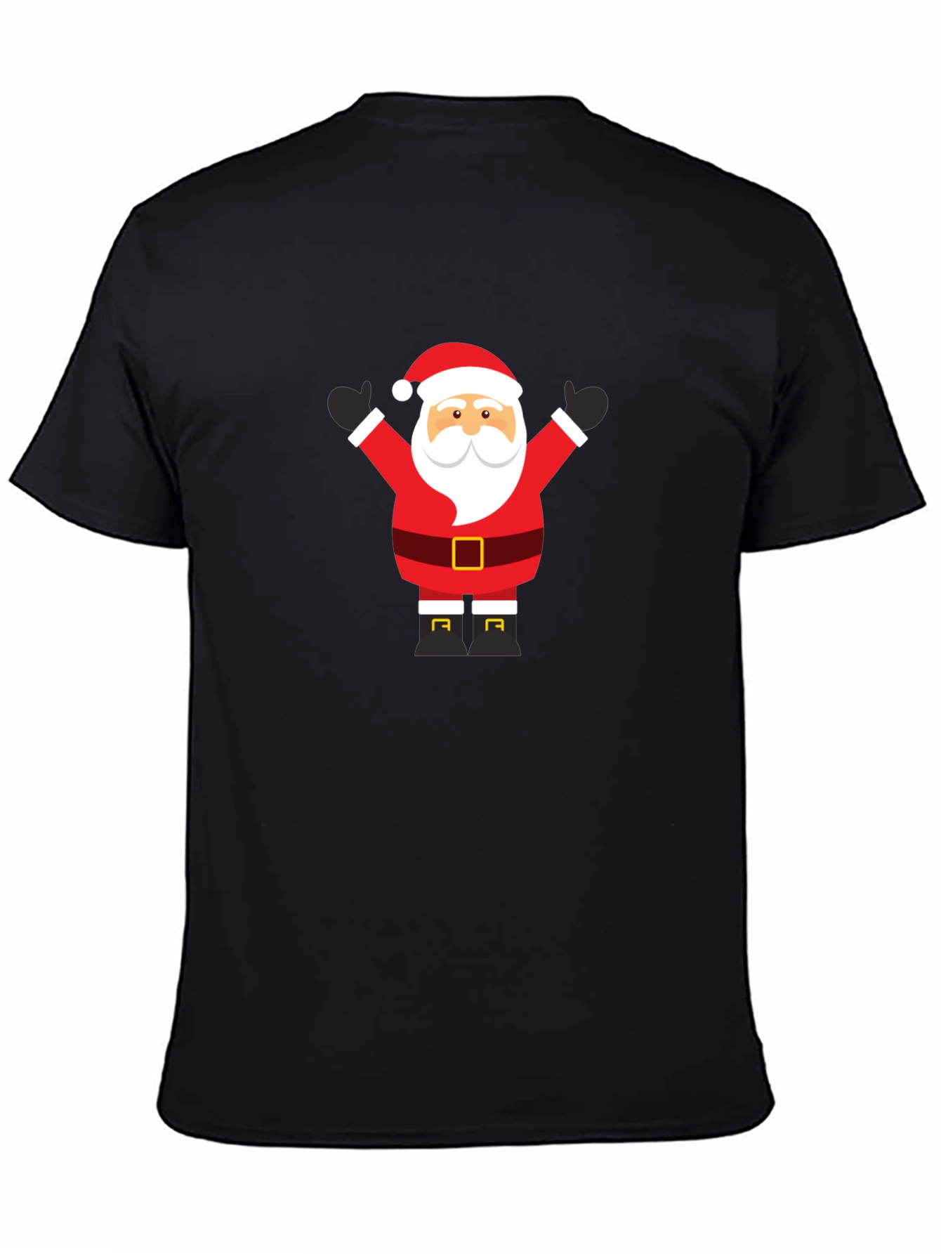 Festive Santa T-Shirt - Holiday Cheer