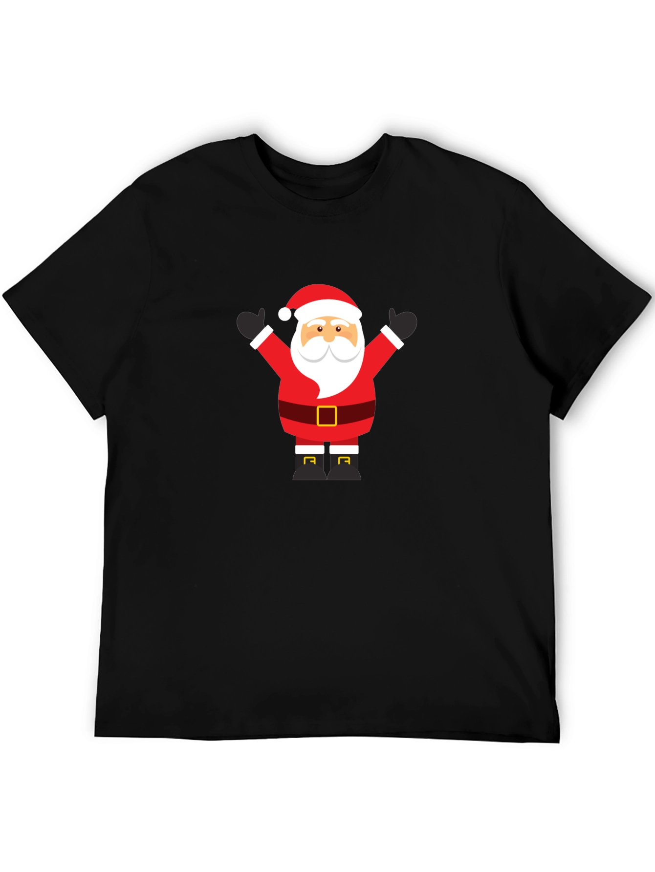 Festive Santa T-Shirt - Holiday Cheer