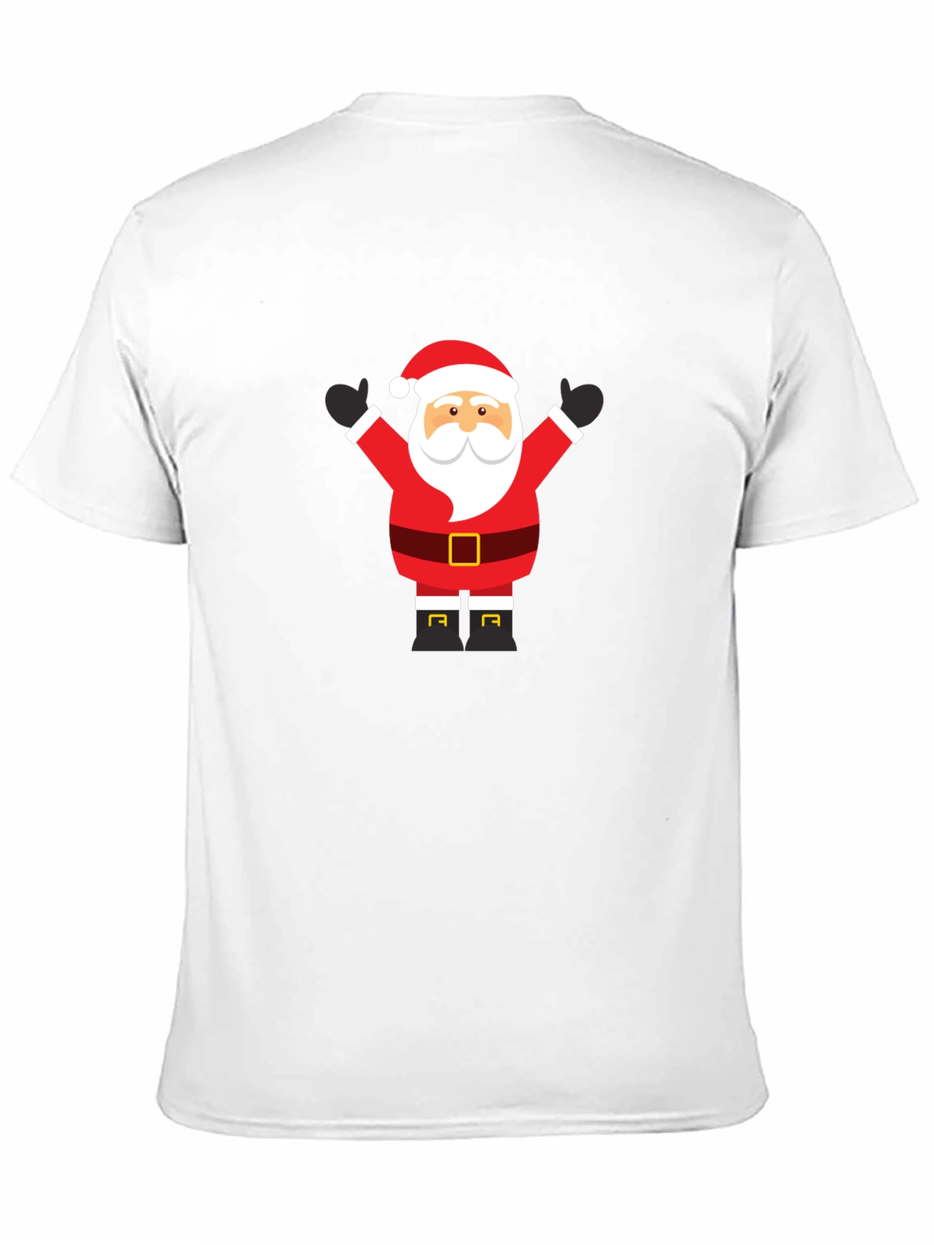Festive Santa T-Shirt - Holiday Cheer