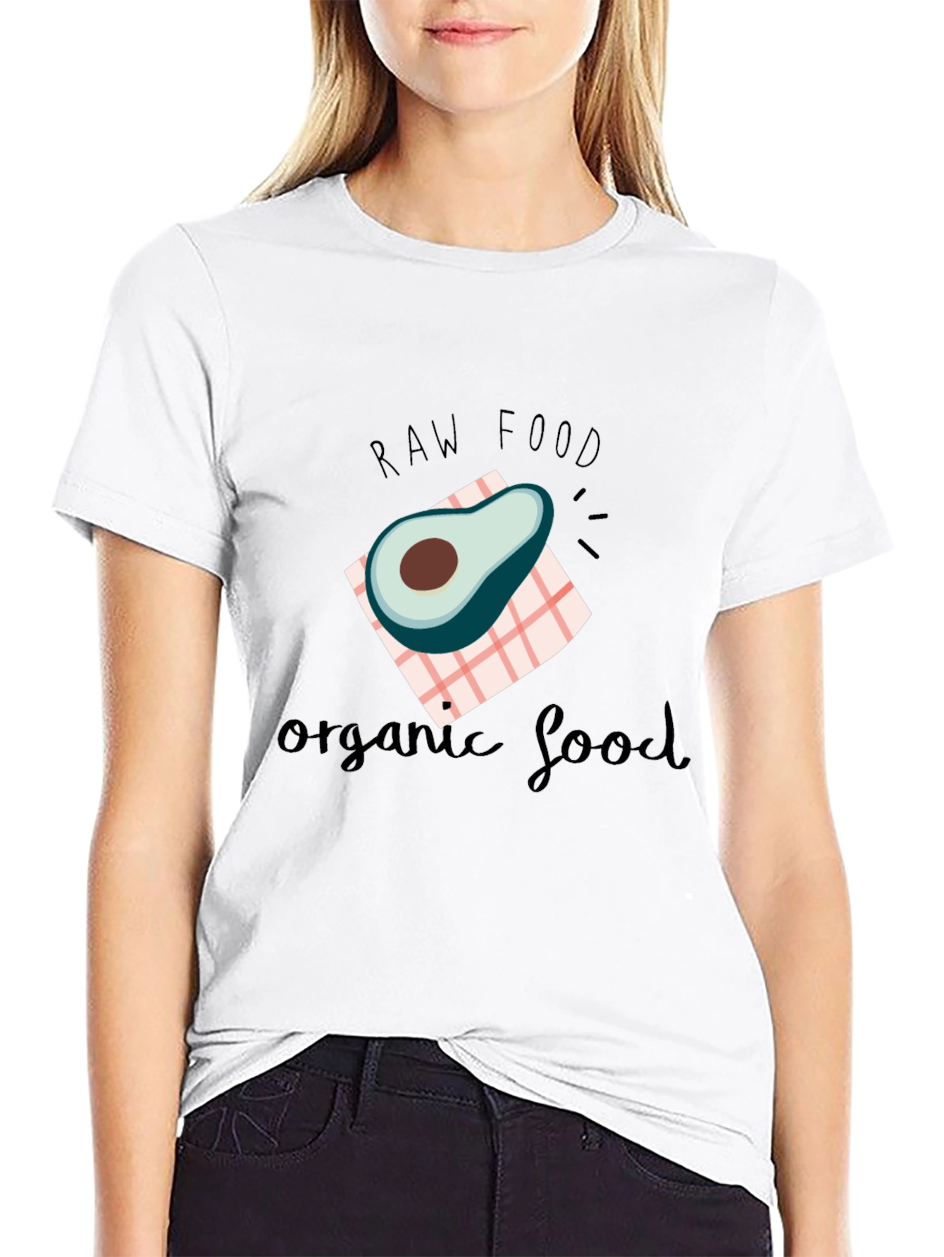 Raw & Organic Food Avocado T-Shirt