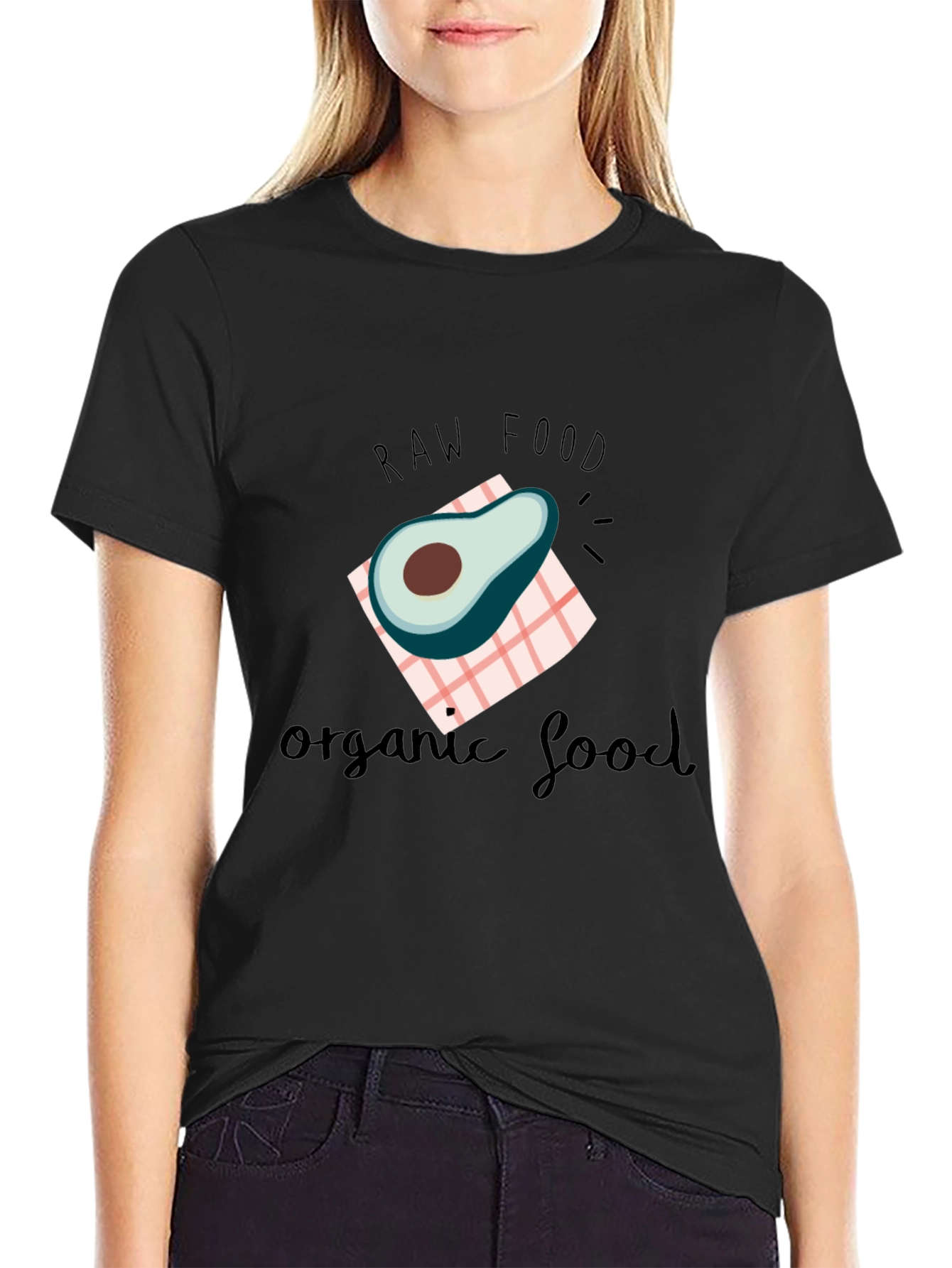 Raw & Organic Food Avocado T-Shirt