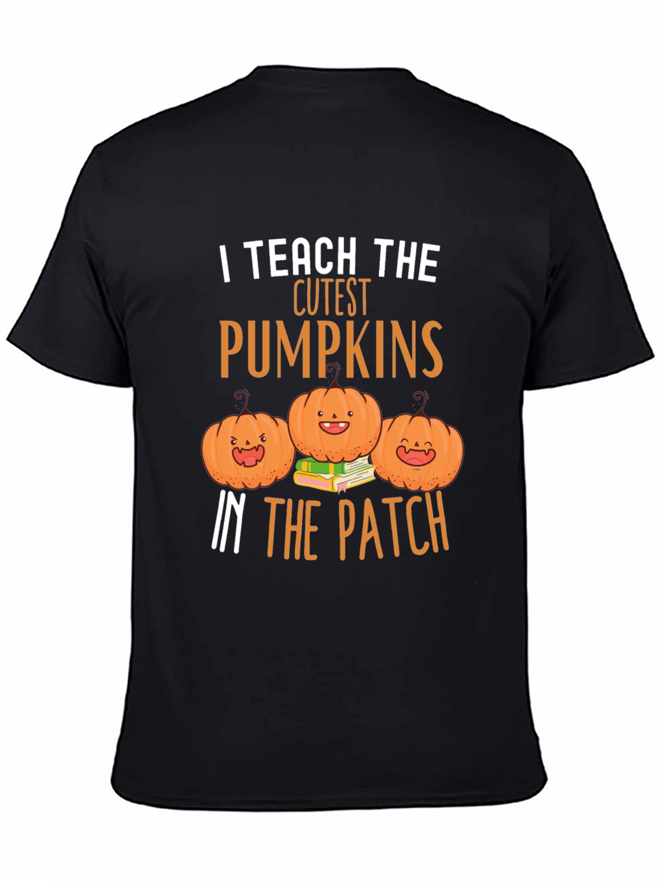 Cute Pumpkin Teacher T-Shirt - Fall Apparel