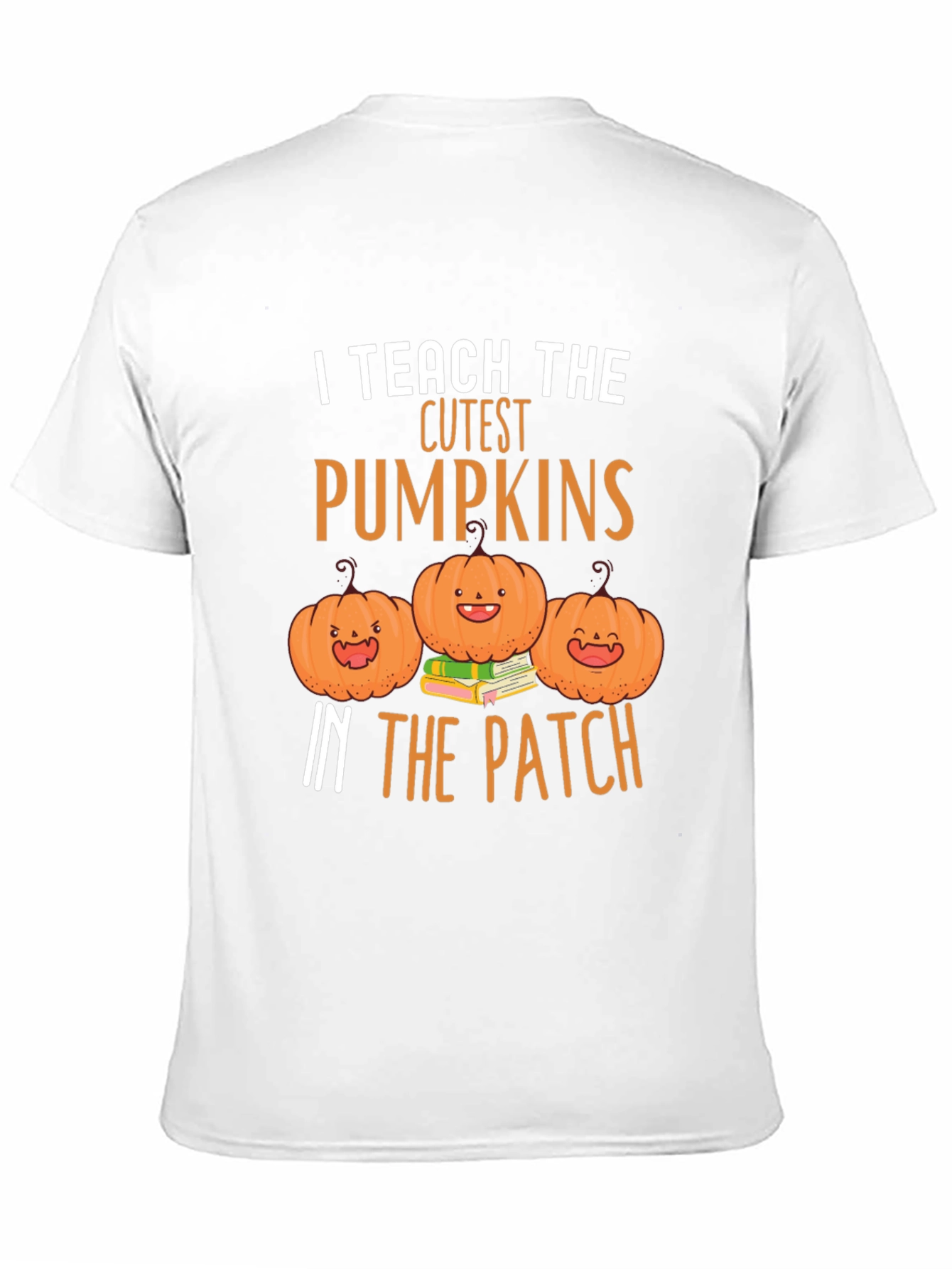 Cute Pumpkin Teacher T-Shirt - Fall Apparel