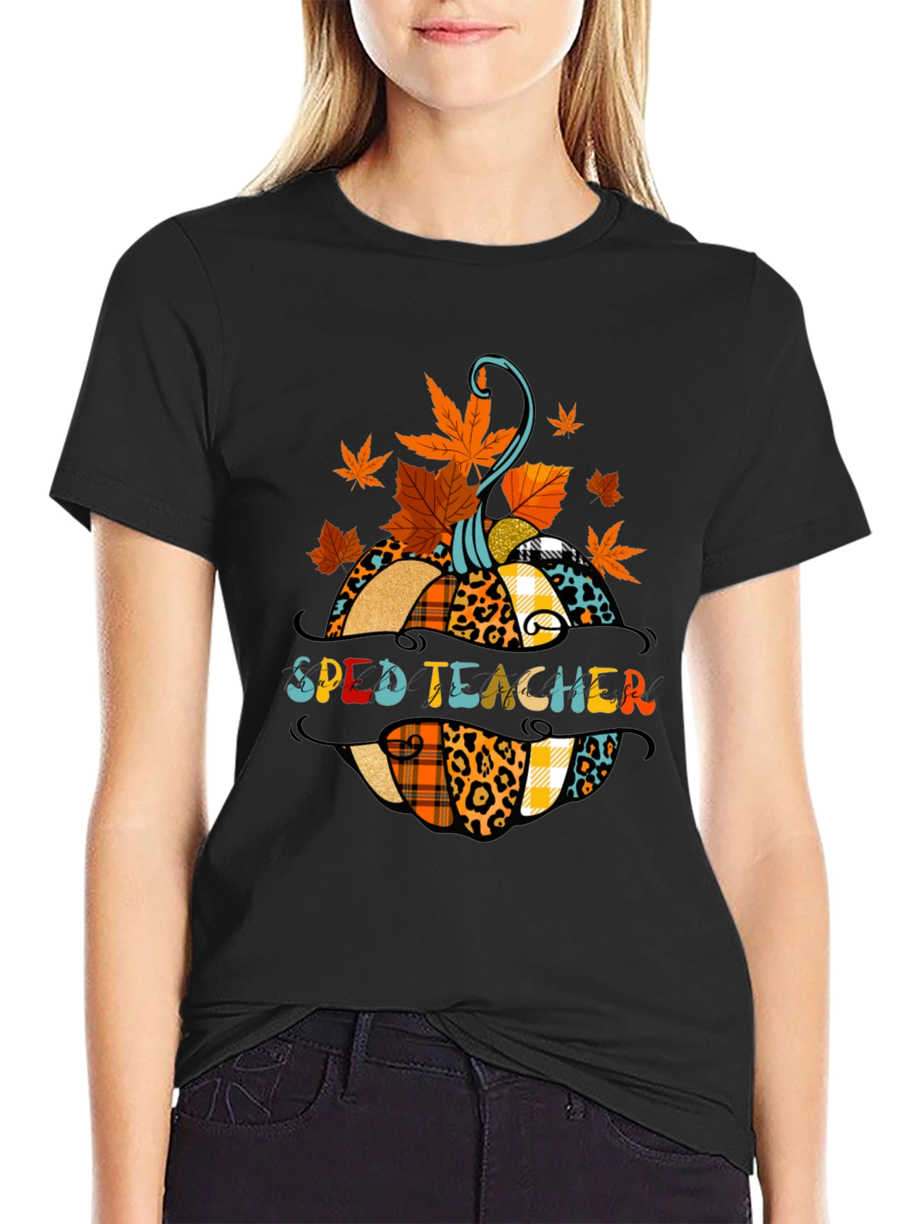 SPED Teacher Fall Pumpkin T-Shirt