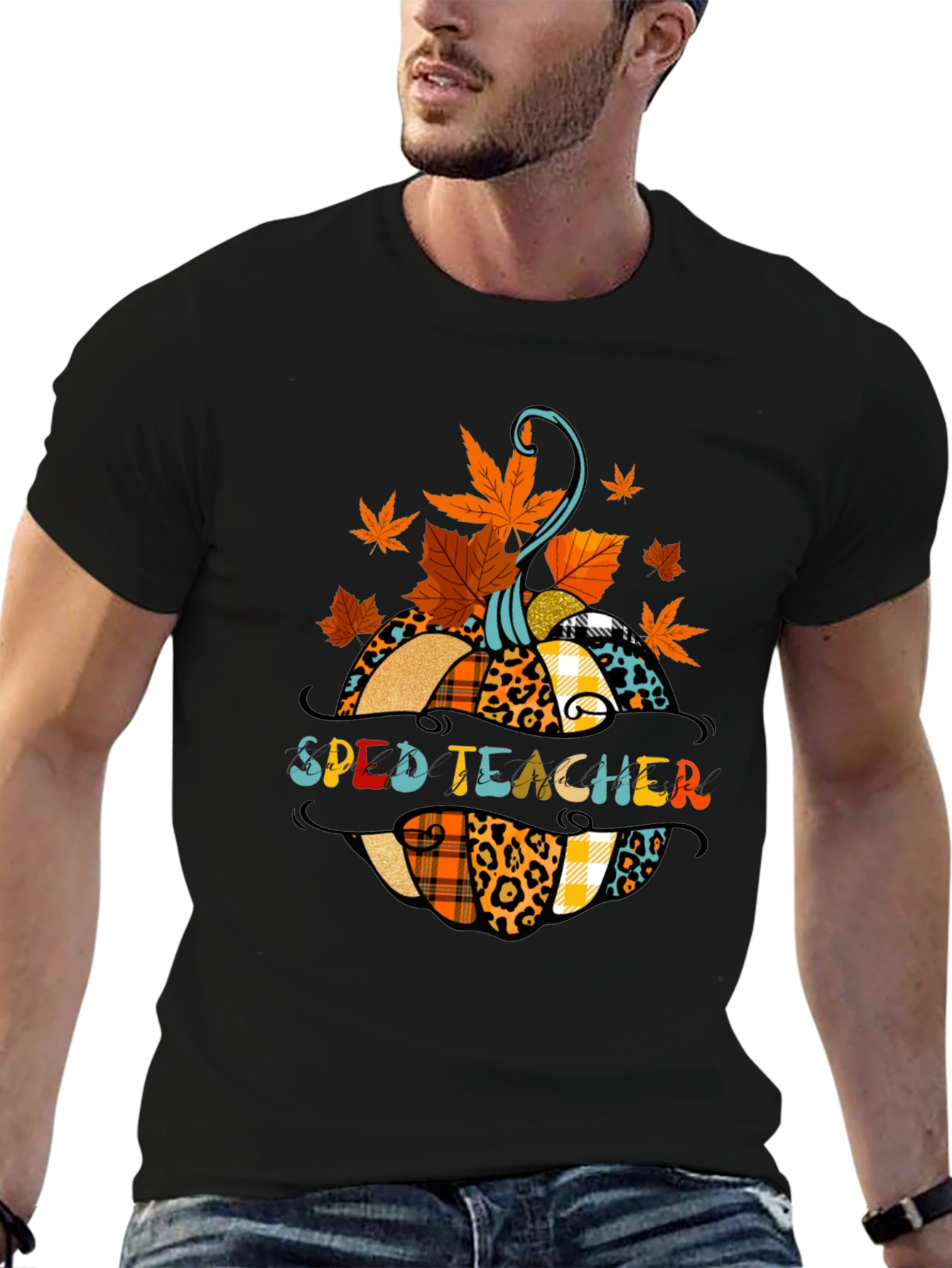 SPED Teacher Fall Pumpkin T-Shirt