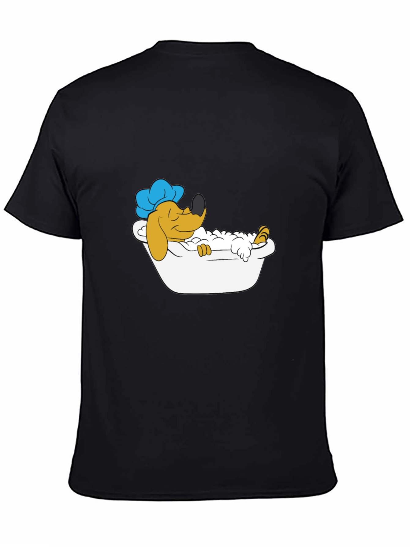 Cartoon Dog Bath Time T-Shirt