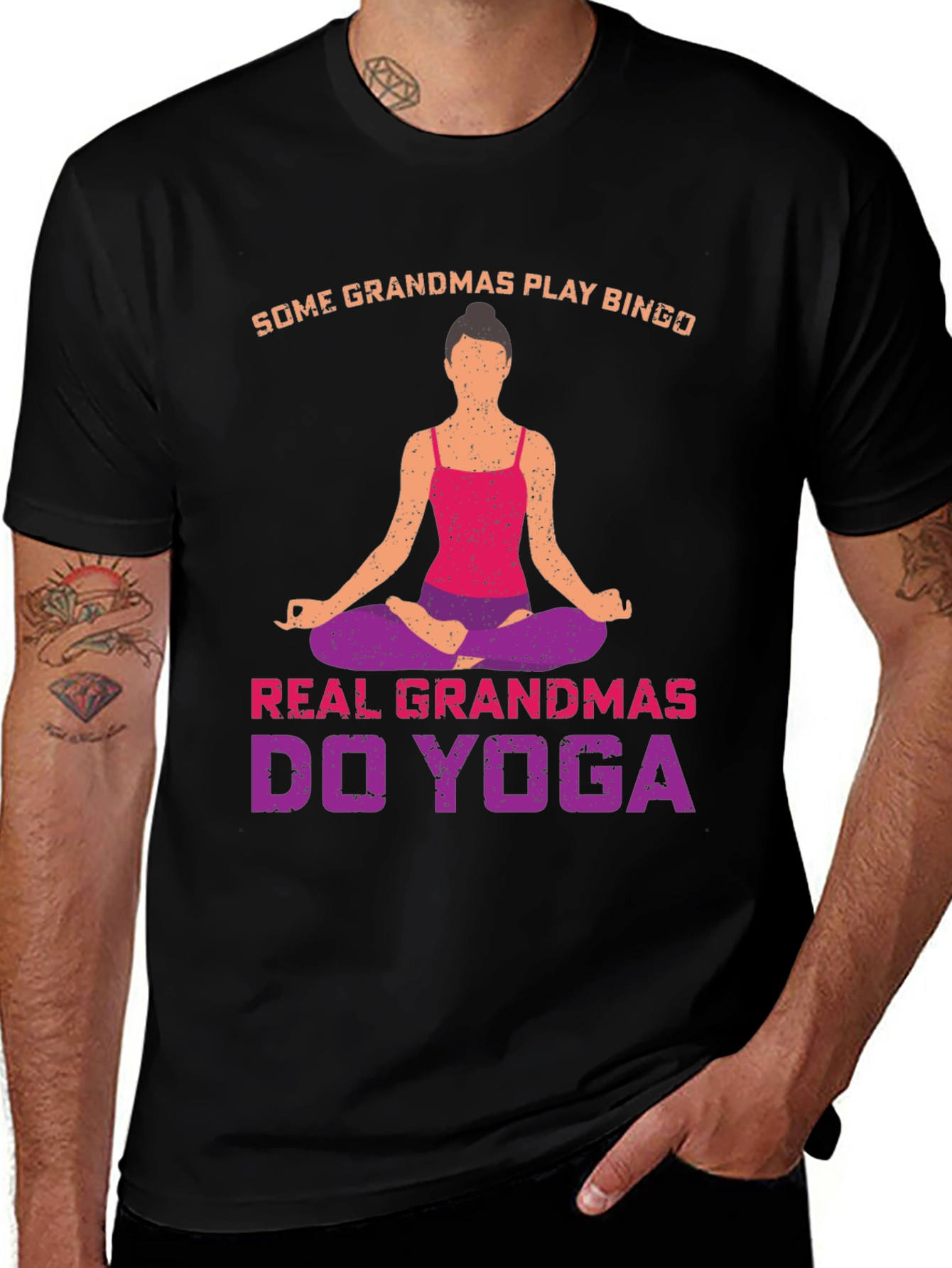 Yoga Grandmas T-Shirt - Play Bingo