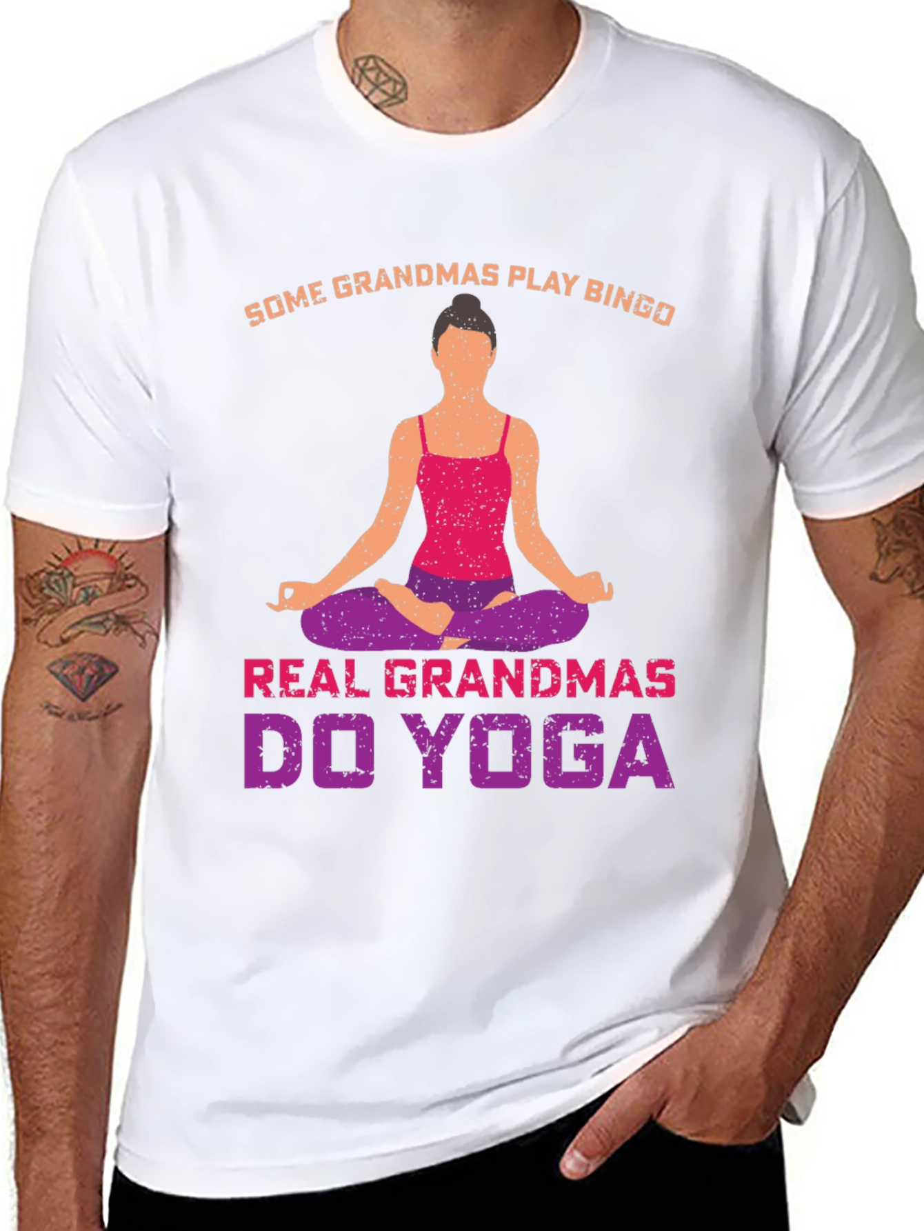 Yoga Grandmas T-Shirt - Play Bingo