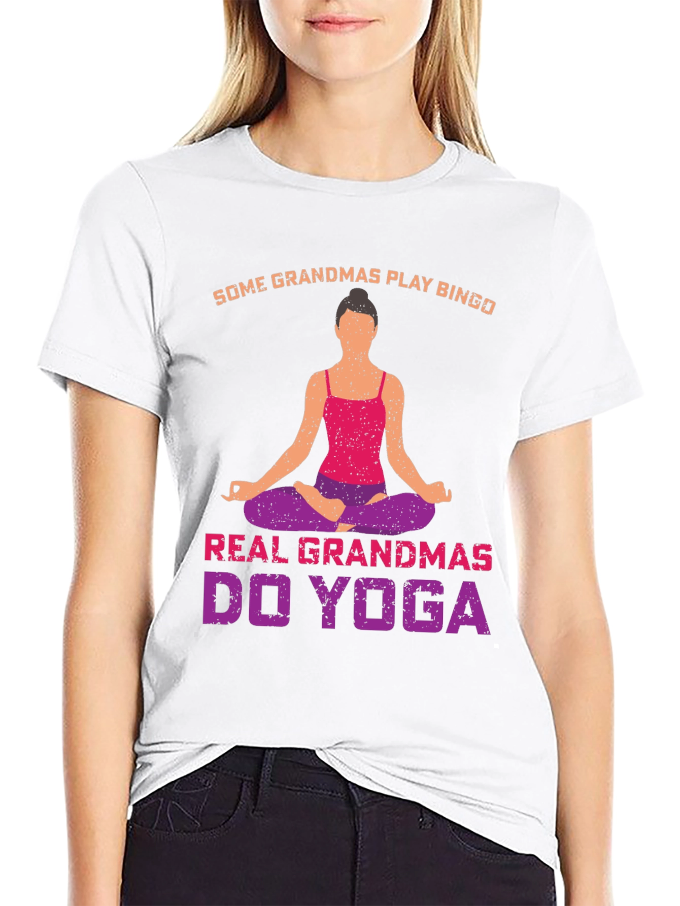 Yoga Grandmas T-Shirt - Play Bingo