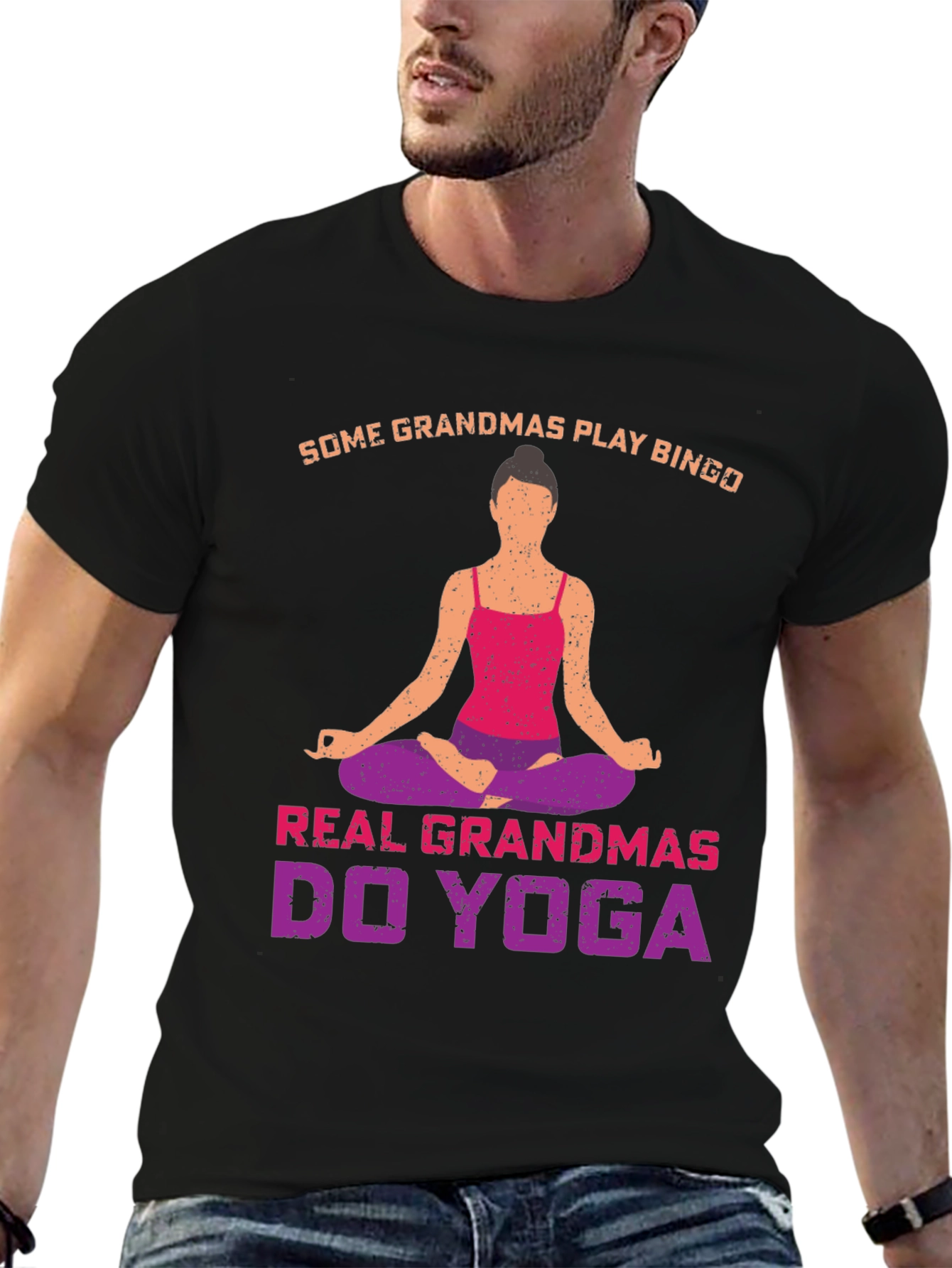 Yoga Grandmas T-Shirt - Play Bingo