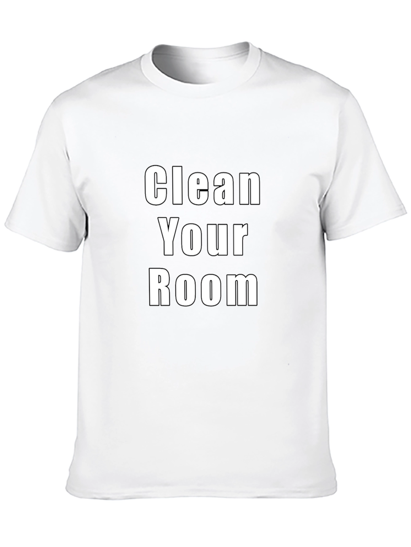 Clean Your Room Graphic Tee - Black