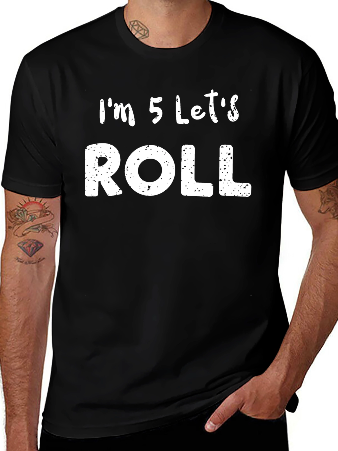 Im 5 Lets Roll T-Shirt - Birthday Tee