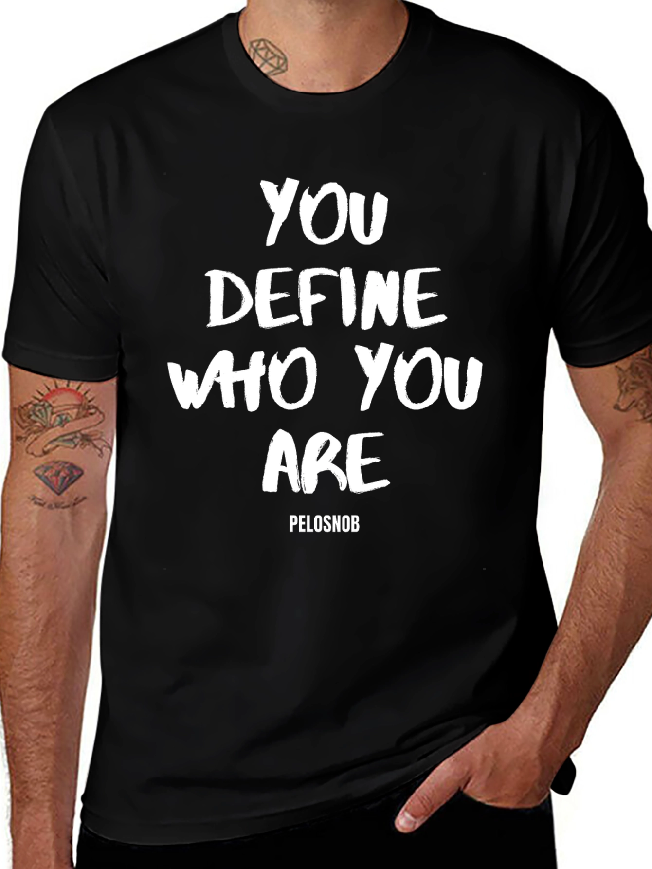 You Define Who You Are Black T-Shirt