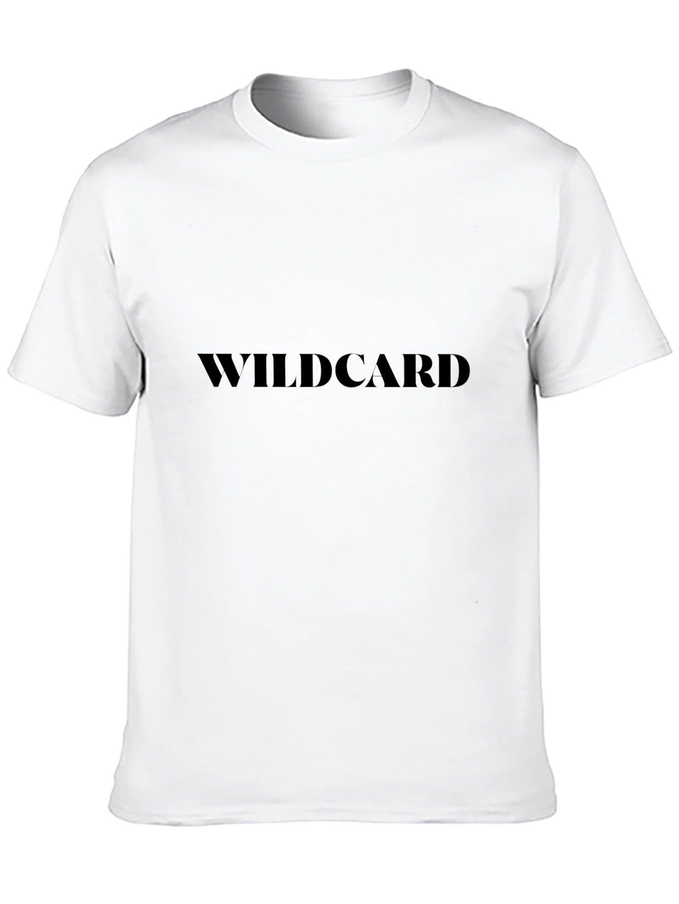 Wildcard Black T-Shirt - Classic Mens Tee