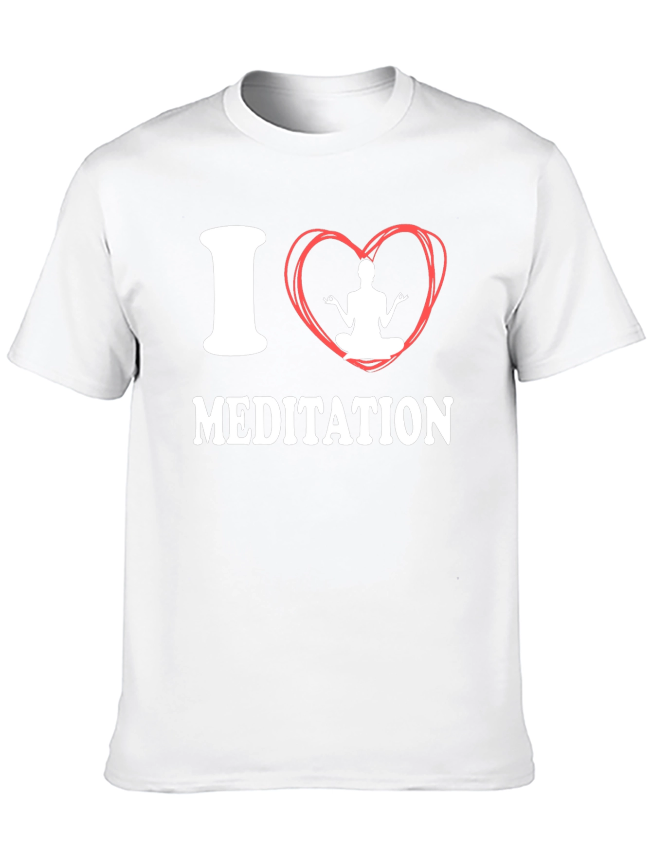 I Love Meditation Graphic T-Shirt - Unisex