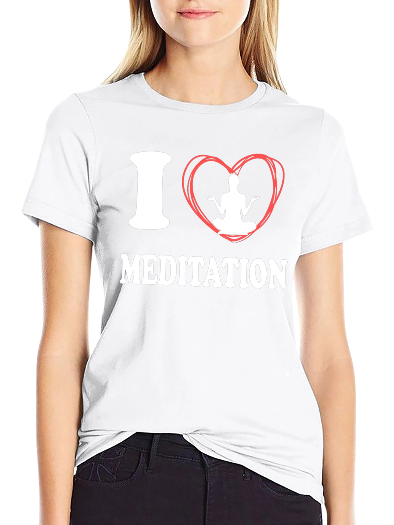 I Love Meditation Graphic T-Shirt - Unisex