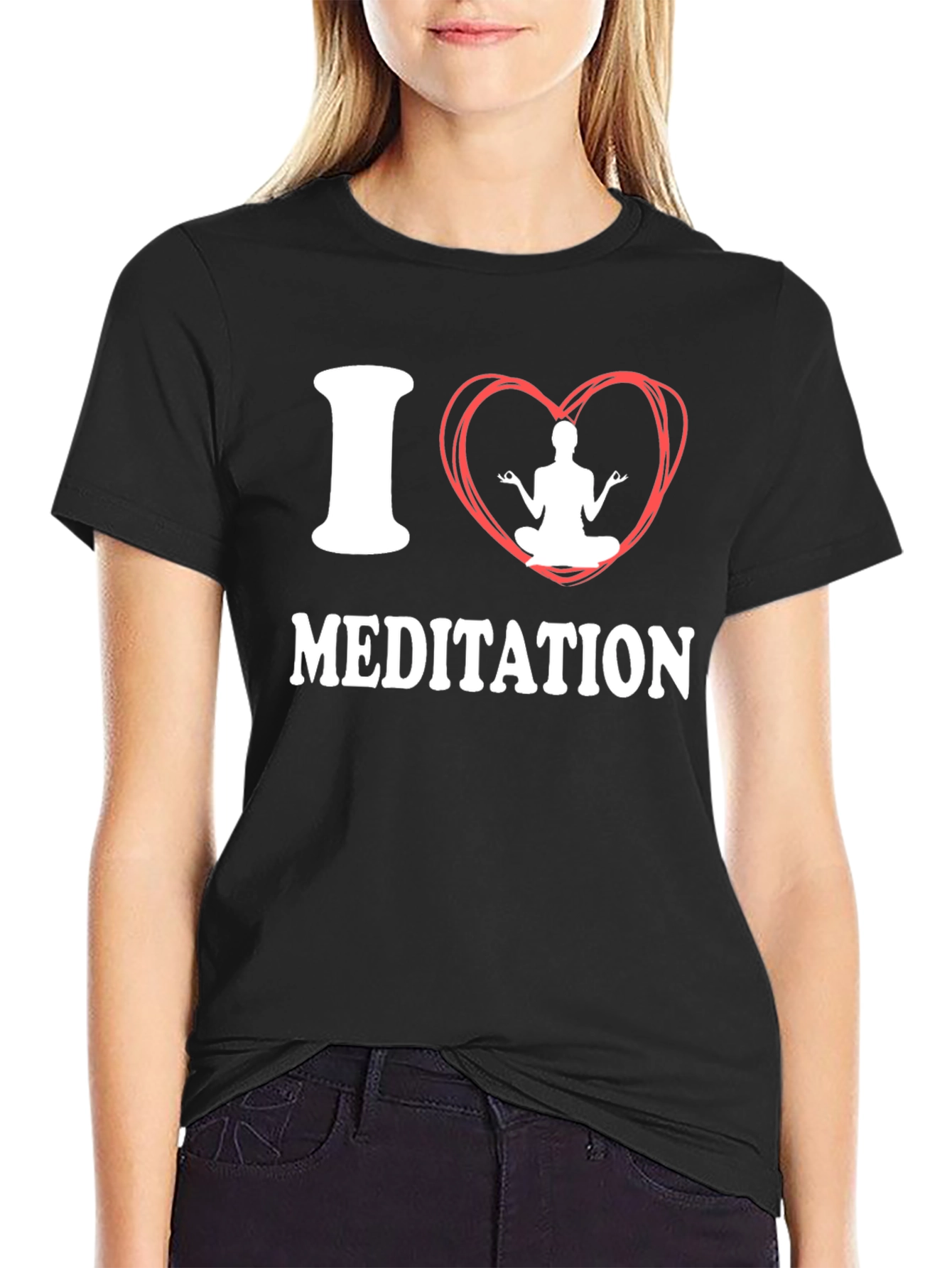 I Love Meditation Graphic T-Shirt - Unisex